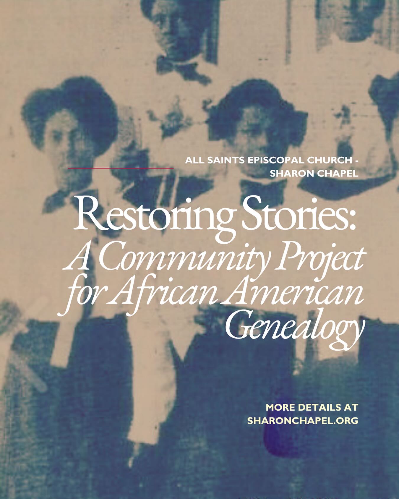Big news from All Saints Sharon Chapel. Our faith calls us to action, and we’re excited to announce our next step in the work of racial reconciliation and repair.
We are launching a powerful, two-pronged approach to reparative genealogy in our community: helping to found the Northern VA chapter of the AAHGS-Afro-American Historical and Genealogical Society, Inc. (@aahgs_official) and partnering with Coming to the Table (@comingtothetable) for local dialogue and healing.
This is a project for the many, and we invite you to be a part of it. Learn about our full vision in our new blog post (link in profile).