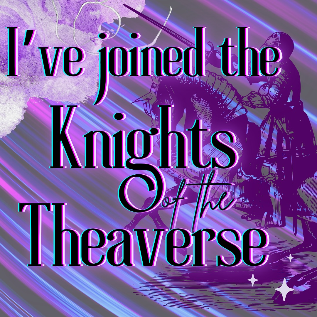 I’ve joined the Knights of the Theaverse!! I’m so excited to help hype up @alethearlyons upcoming books, Legend of the Bard and The Dreamwalker.
Legend of the Bard is a queer cyberfae fantasy sci-fi, and The Dreamwalker is the third book in a dark witchy urban fantasy series.
The street team is still accepting members, so be sure to check out @alethearlyons ‘s profile for a l!nk to sign up!
#books #booksbooksbooks #scififantasy #darkfantasy #cyberpunk #fantasy #knights