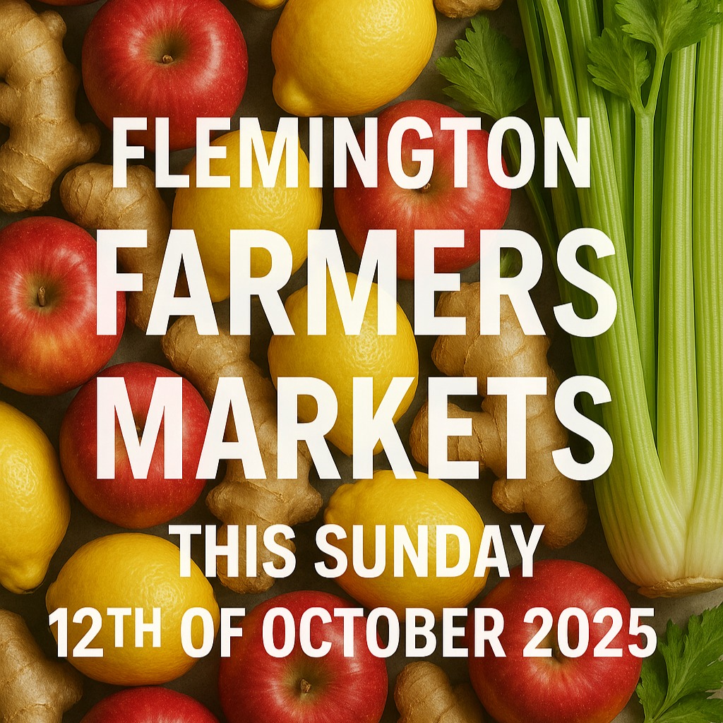 You'll find us (for the first time!) at Flemington Farmers Market this Sunday!
We are so excited to see you all!🍋🍏
📍8:30 am to 12:30 pm - Ascot Vale Primary School on Moonee Street, Ascot Vale.