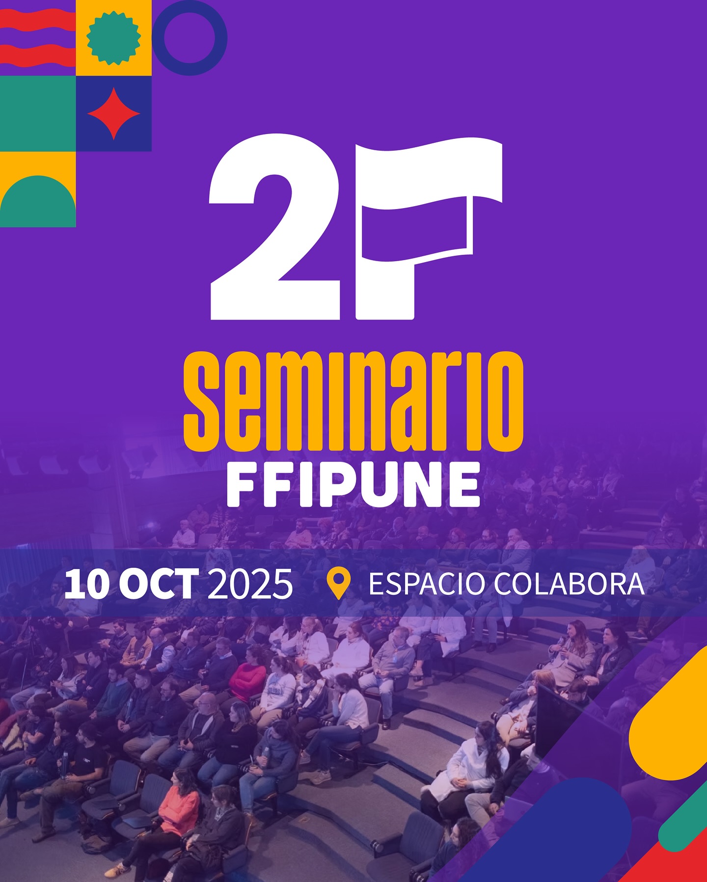 SEGUNDO SEMINARIO DE FFIPUNE
Este viernes 10 de octubre nos encontramos en Espacio Colabora para una jornada de intercambio y formación dirigido a representantes sindicales de la Federación.
🧠 Talleres sobre acoso laboral y sexual, salud mental, negociación colectiva y clima laboral a cargo de destacadas y destacados referentes.
👉 La participación es con previa inscripción.
✳️ Seguimos construyendo juntos espacios de trabajo más justos, saludables y equitativos.