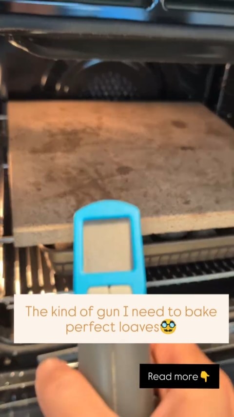 The one thing I like to emphasize when baking with a Dutch oven or pizza stone is that these take longer to heat up than your oven cavity. Just because the oven says so, doesn't mean you are in fact at the right temperature.
The ovenās sensor measures the temperature of the air inside the oven cavity, not the temperature of solid objects like your cast iron pan. Air heats up much faster than dense materials like cast iron, so the oven may "think" itās at the right temperature even though your pan is still absorbing heat and hasnāt reached equilibrium.
Bread relies heavily on an immediate burst of high heat to create the right structure, texture, and crust. If the pan isnāt hot enough, the breadās development will be compromised.
An infrared thermometer, aka. thermo gun, is a great tool for checking the surface temperature of your cast iron pan. Simply point the thermometer at the panās surface to confirm it has reached the desired temperature.
I hope this can help you bake better bread š
Follow us for more @siprego.artisanbaking
Or send us a DM for a chat ā¤ļø
#crumbshot #crumb #opencrumbmastery #sourdough
#sipregobreadworkshops #painaulevain #naturallyleavened #sourdoughbread #homemadebread #bread #realbread #sourdoughbread #sourdoughbaking #sourdoughclub #sourdoughlove #wholewheatsourdough #wholewheatbread #breadstagram #homebaker #homebakedbread #brisbanesourdough #crumbshot #glutenfreesourdough #glutenfreebrisbane #glutenfreesourdoughbrisbane #brisbanesourdoughclasses #howtomakesourdoughbrisbane #beginnerssourdoughbrisbane #baguettesclassbrisbane #brisbanebestsourdough