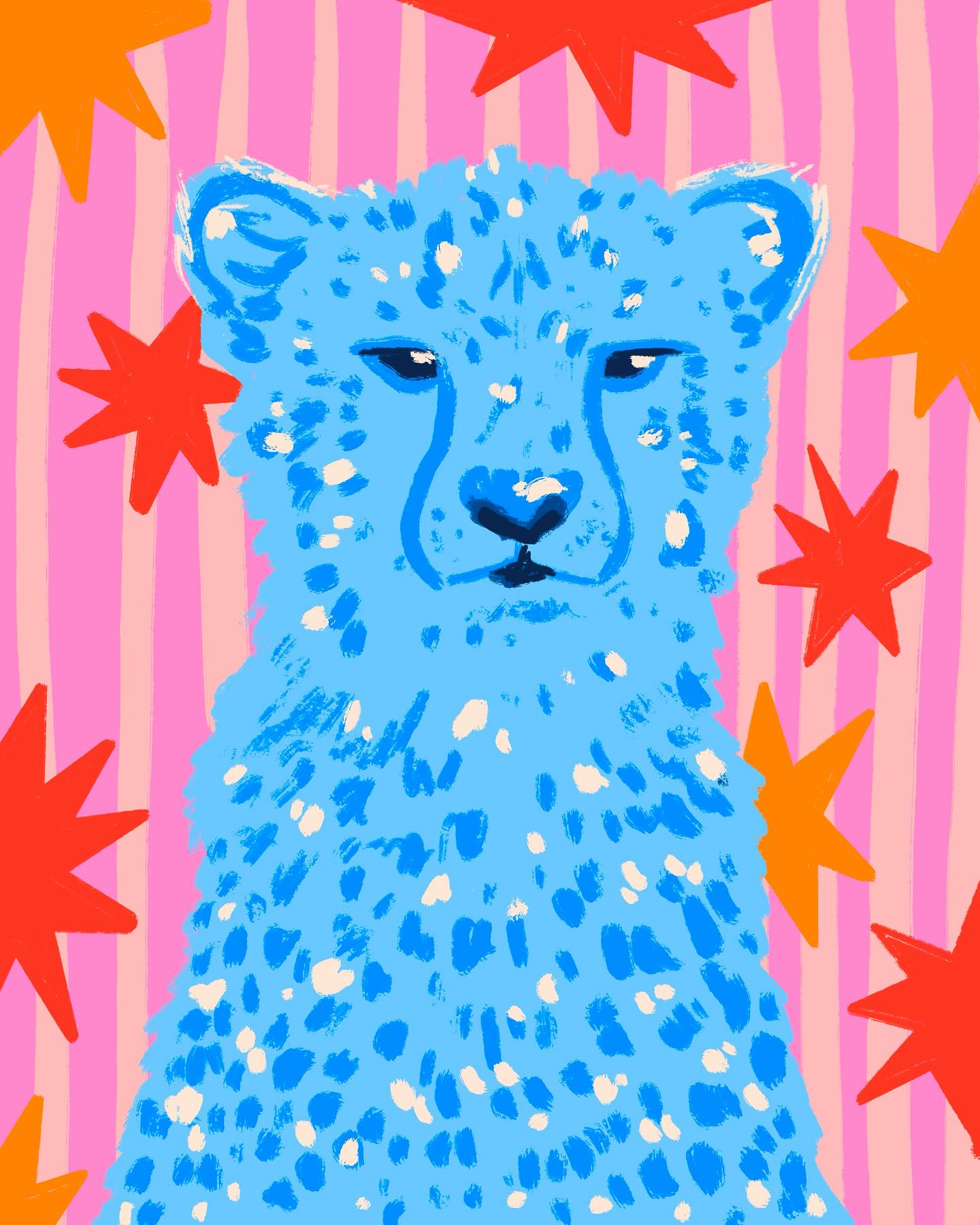 @badtober day 6: cheetah!
#badtober2025 #badtober #octoberartchallenge #procreate #procreateillustration #illustration