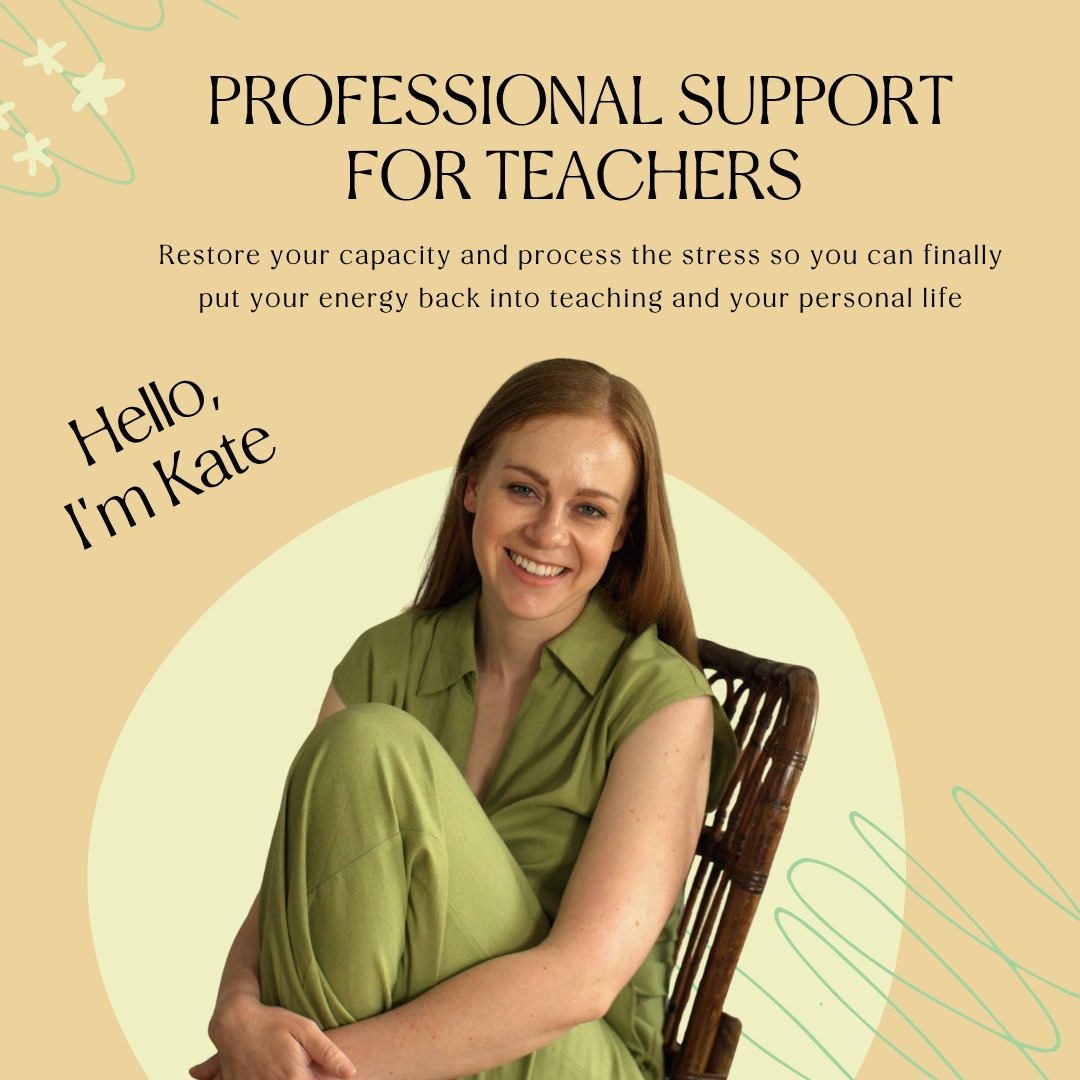 This one hits close to home. I’ve sat across from so many of you— colleagues and friends—and watched the glow fade to find yourselves feeling anxious, stressed, and burnout.
I’m introducing a new, confidential therapy service designed just for you: Psychology Support for Teachers.
It's support from someone who has been inside the school community and understands the unique demands of your career. We'll work together to find a sustainable way to keep doing the vital work you love.
If want to learn more about how this compassionate, confidential support works (including Medicare rebates), follow the link in my bio, fill out an enquiry, or book an initial appointment direct from the website.
#TeacherWellbeing #TeacherBurnout #SchoolPsychology #ACTforTeachers #MentalHealthMatters #PutYourselfFirst #Telehealth