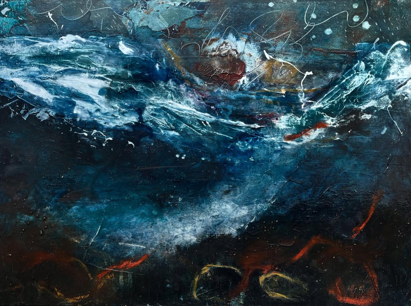 Final version of Britannia run aground which I’m happier with. Sometimes it takes a while 😁
#chaotictimes #landscapesreshaped #oldvehiclescrash #pullingontheyetunseen #abstractart #semiabstract #welshartist