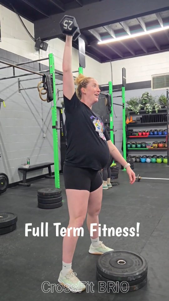 Happy due date to @zegrace!! If there's one thing better than staying fit right up to full term, it's doing it alongside a friend who's only a few weeks behind! 💪🏼❤️
#CrossFit is not for everyone, but it is for ANYONE. If you're willing to show up and do the work, we've got something for you.
#crossfitmom #healthypregnancy #luckybaby #fitnessishealth #teambrio