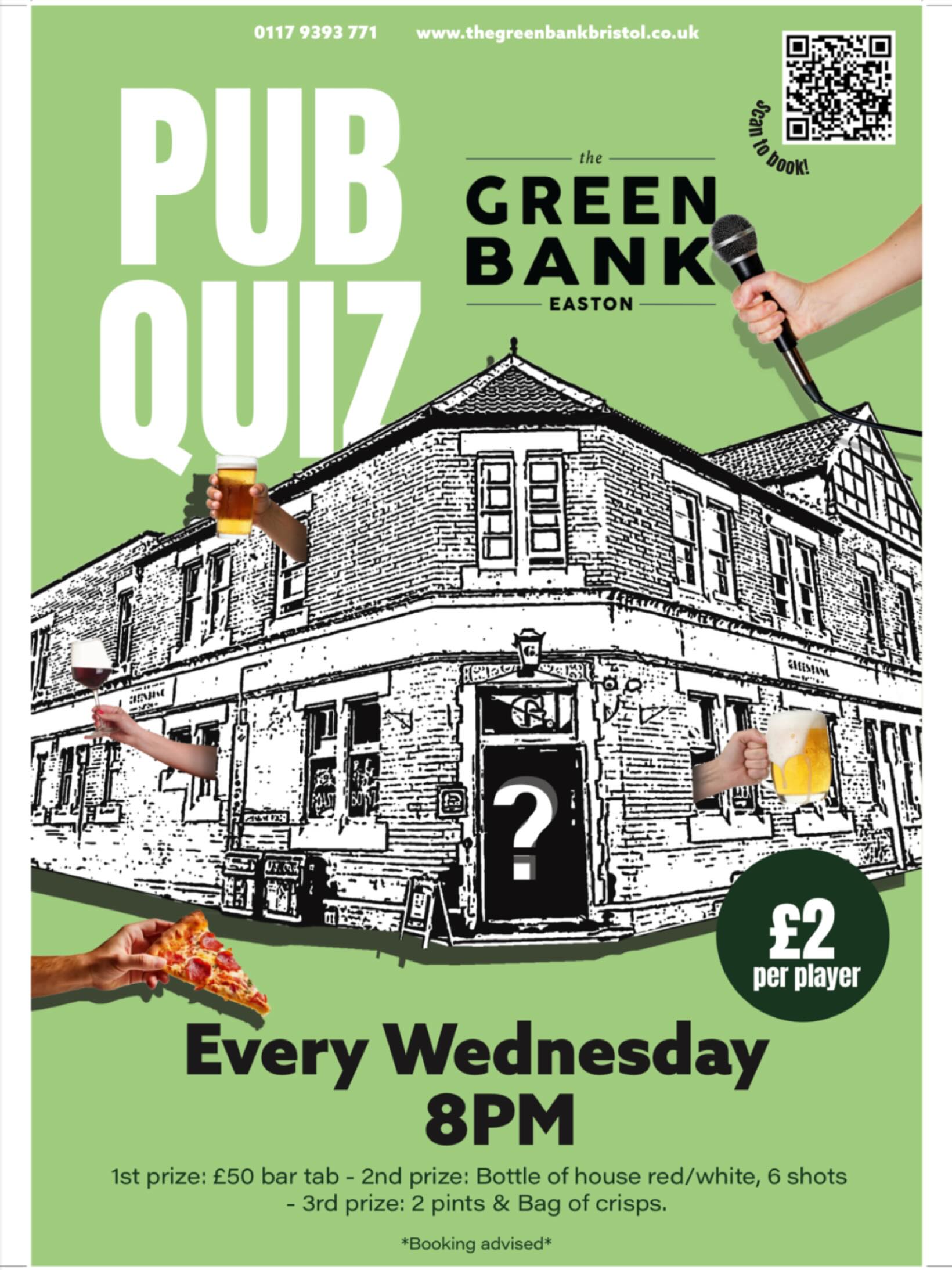 8pm tonight!
Try your hand at winning the epic £50 bar tab!
.
.
.
#bristolpubs #pubquiz #pubquizbristol #pubsofbristol #eastonpub #bs5