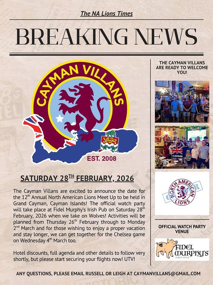 2026 @northamericanlions Meet-Up - CAYMAN ISLANDS! #HaveNoRegrets