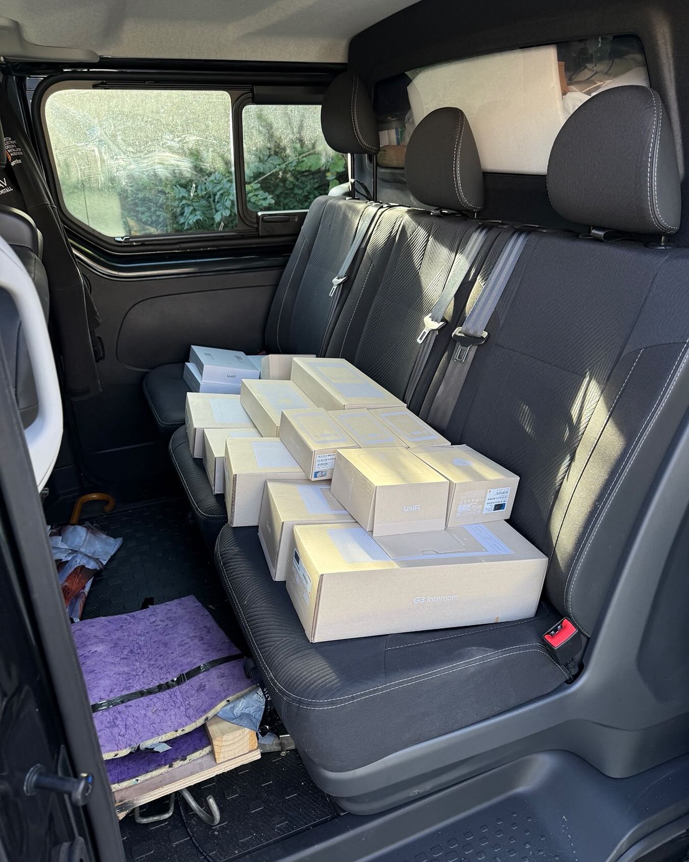 UniFi access equipment all ready for our north London BPT to UniFi upgrade #unifi #unifiaccess #entryphone #accesscontrol