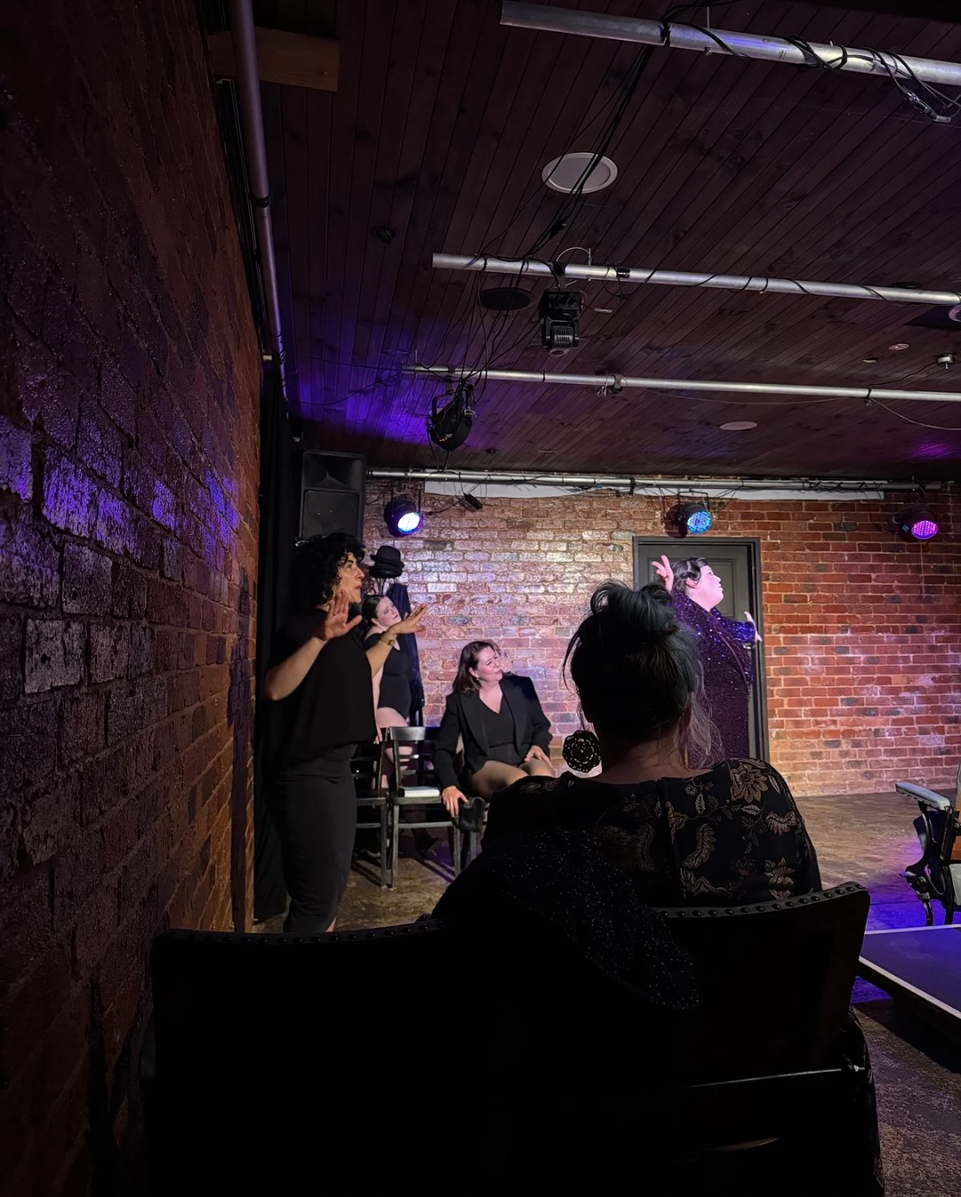 We were so proud to provide our first ever Auslan Interpreted performance last night 🌟
A huge THANK YOU to Nicole from @auslanstageleft for taking on our poetry-heavy script and being so lovely to work with.
If you haven’t booked your seats yet, you still have time! 🎫
🗓️ 7-12 October, 5:45
📍 @themotleybauhaus
🎫 Book through @melbfringe, link in bio