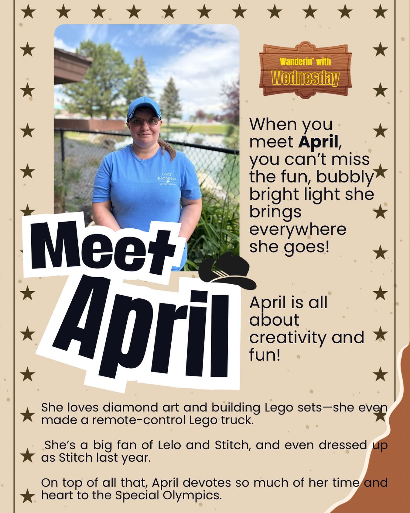 Meet April! April shines in everything she does, from her hobbies to the heart she brings to every space.