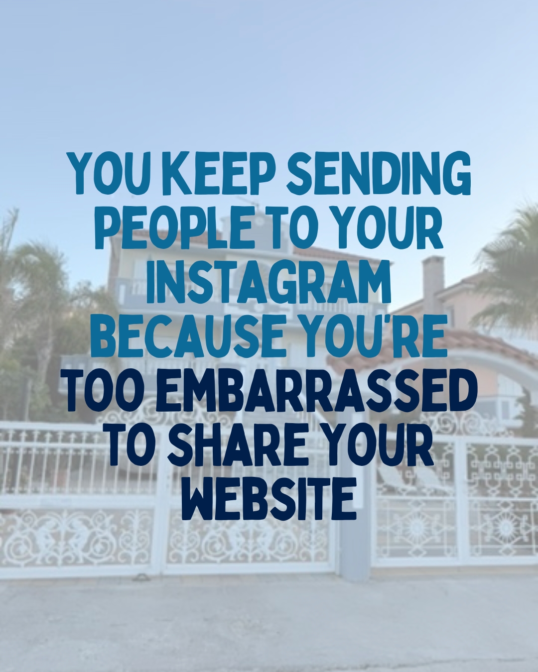 😅 You know your website needs updating, but somehow it keeps sliding down the to-do list.
📲 Every time someone asks for your link, you hesitate. You secretly hope they’ll just look at your Instagram instead.
You tell yourself “no one really looks at websites anymore”, but deep down, you know that’s not true.
Your website is often your client’s first impression. If it looks dated or off-brand, it’s likely putting people off before they even get in touch.
The problem isn’t that your work isn’t good enough, it’s that your website isn’t showing it.
What you need is a website that reflects who you are now, showcasing your work and testimonials.
When that happens, potential clients don’t just browse, they enquire. They connect. They trust.
💬 If you’re ready for a website that finally matches your level of work, DM me the word REFRESH and let’s make it happen.