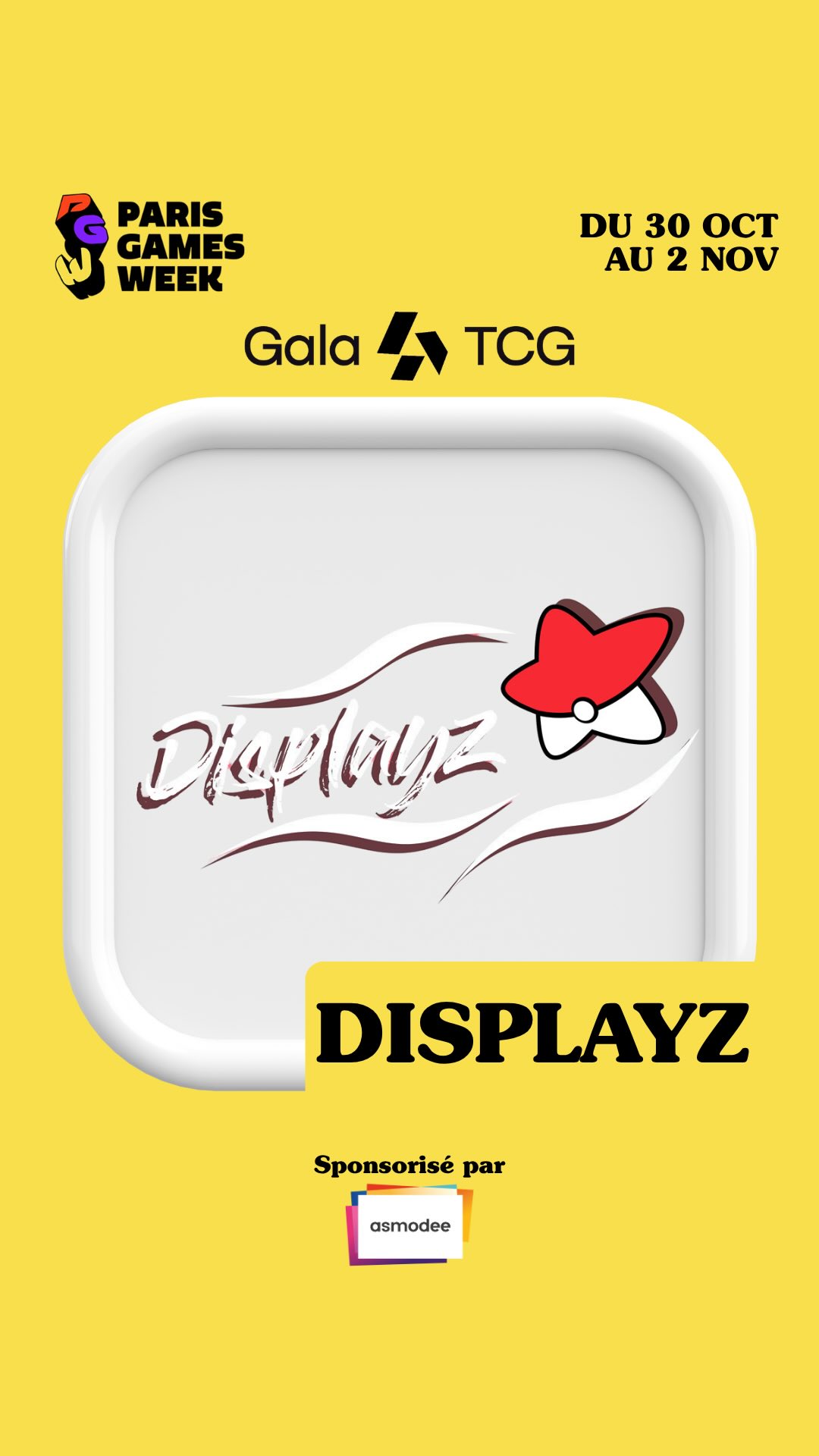 @displayz.enzo débarque au Gala TCG lors de la @parisgamesweek avec ses meilleures sélections Pokémon !
Produits scellés, cartes à l’unité, du FR du Jap, bref il y en aura pour tous les goûts !
Rendez-vous sur leur stand au Gala TCG du 30 octobre au 2 novembre 2025 à Paris Expo Porte de Versailles.
🎟 Billetterie en ligne sur www.parisgamesweek.com
#GalaTCG #PGW #Displayz #PokemonTCG #TCGCollectors