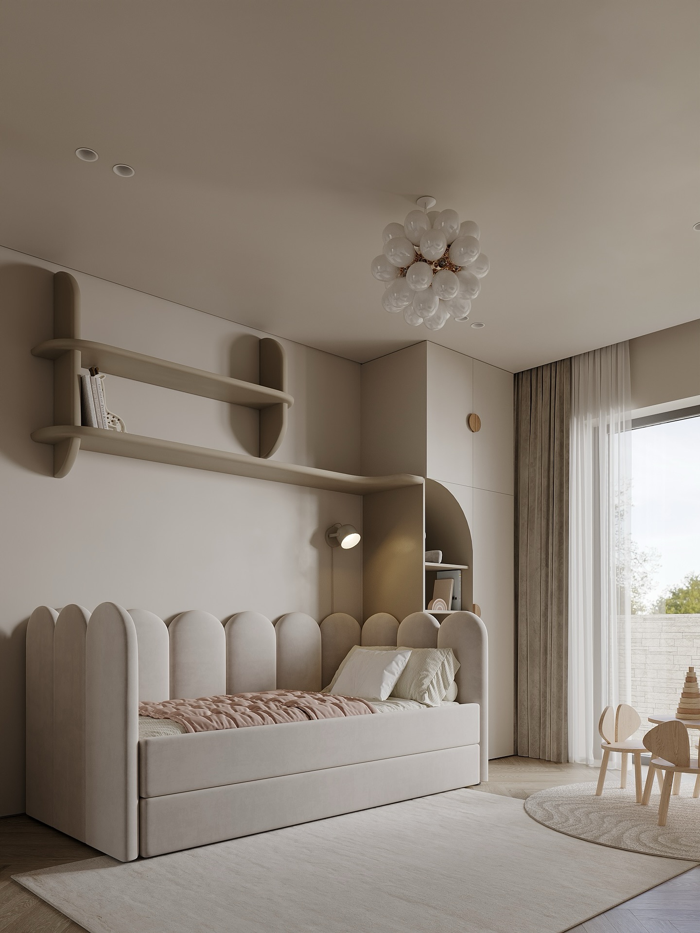 Dreamy meets delightful✨Pastel hues, soft textiles, and whimsical touches come together for a space made for growing—beautiful and functional.
______________________
•design-project “Vellum”
•#did_vellum
•design: @design.in.details
•location: Germany
______________________
📩DM to begin your design journey with us
#childbedroom #girlbedroom #girlroom #girlsroominspo #interiordesigninspirations #interiordesign #interiordesigners #archviz #interiorvisualization #edesign #miamiinteriordesign #miamiinteriordesigners #bedroomdesigns #renderoftheday #cgiartist #design_only