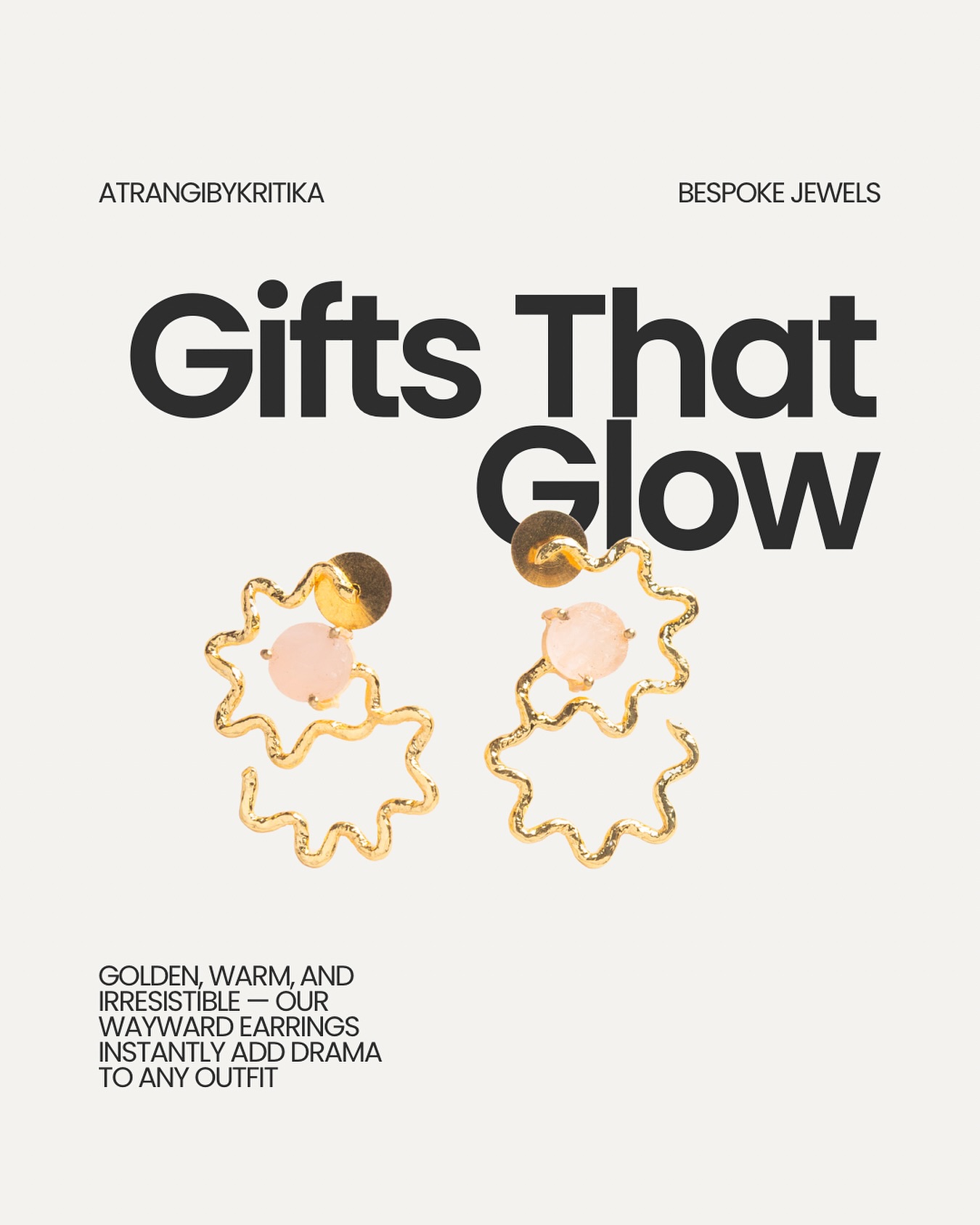 Not lost. Just Wayward.
For the wild hearts and fearless souls.
#WaywardEarrings #AtrangibyKritika #EverydayStatement #BoldAndBeautiful