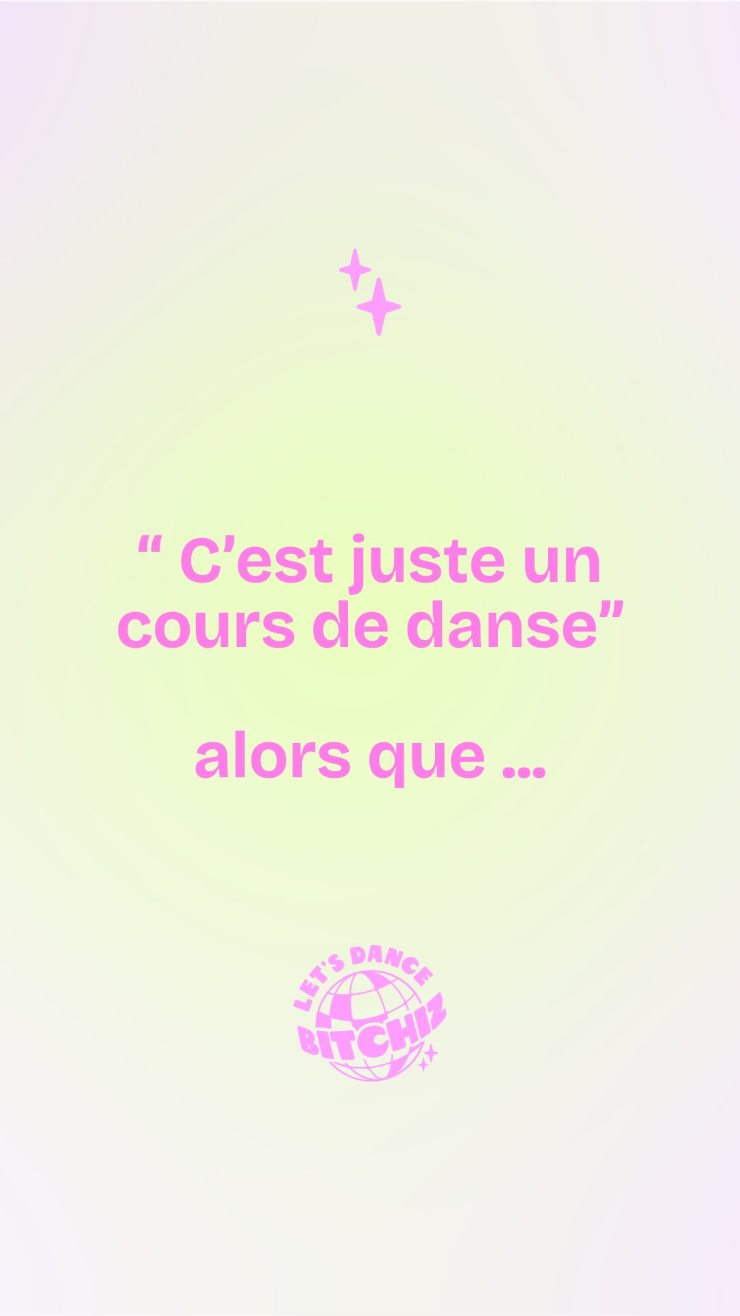 💕 on a besoin d’être entre nous et d’avoir un espace qui nous rappelle qu’on peut souffler, rire, danser, être nous-même. Qu’on sera jamais trop ou pas assez, qu’on est ensemble, qu’on peut compter les unes sur les autres. C’est pas juste « un cours de danse ». C’est une communauté ✨