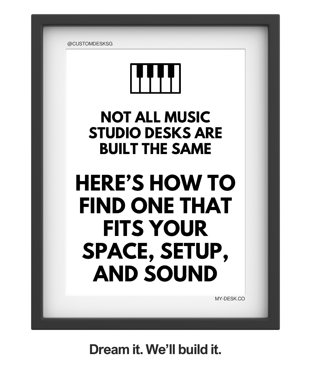Built to your rhythm.
Made only once, for you.
#MyDeskCo #CustomStudioDesk #SolidWood #MadeInSG #CreatorsSpace #pianodesk #customdesk #pianoplayer
