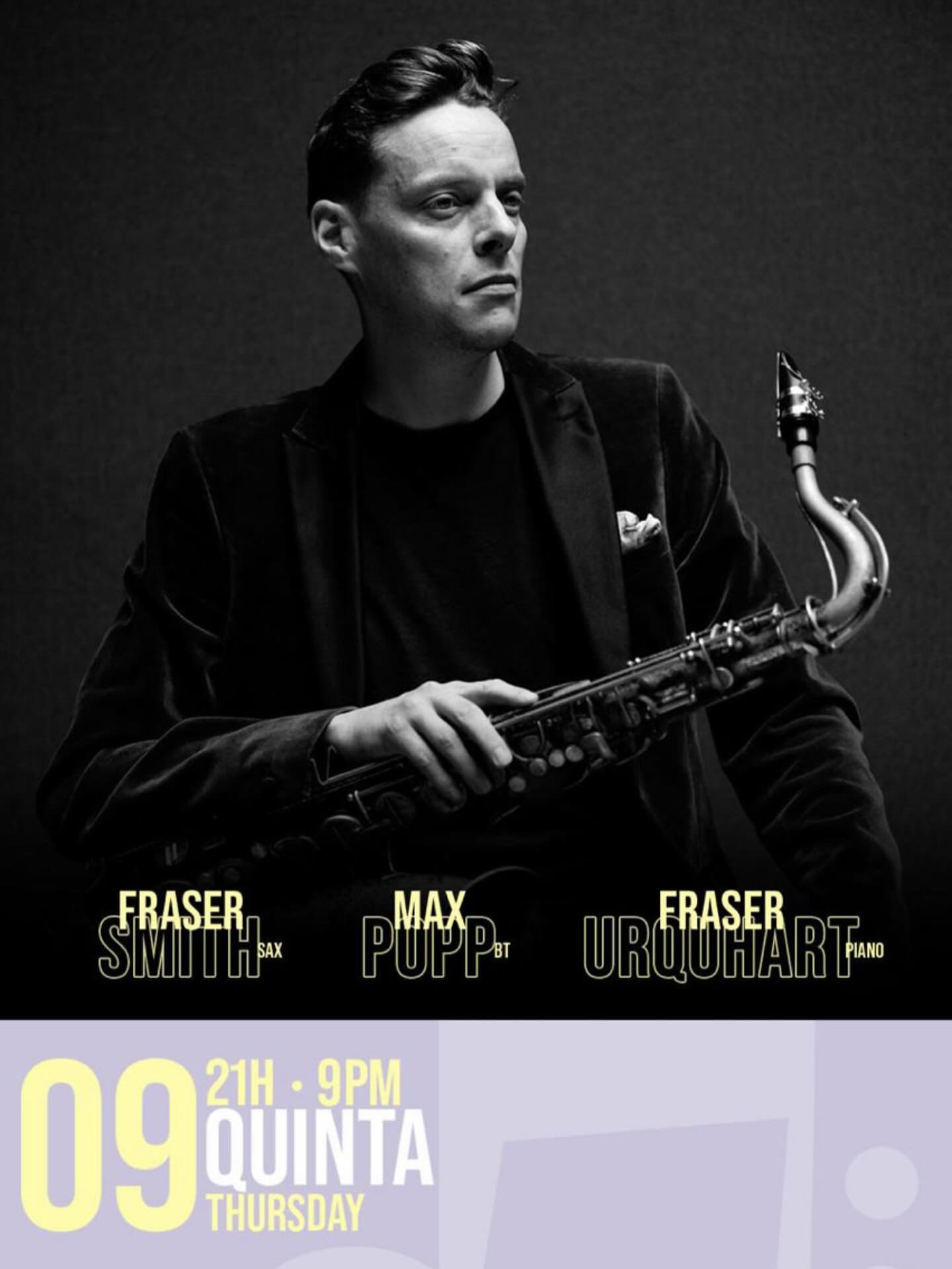 This Thursday we’re in Portugal! @cascaisjazzclub
.
Organ trio featuring @max_popp_beats and @harryashworthpiano
.
Then we’re hurrying back to London Friday to play @greennotemusic , feat. @harrydiplockguitarist and @asaphtalbass
.
#jazz #portugal #cascais #music #band #hammond #hammondorgan #ukjazz #swing #bebop