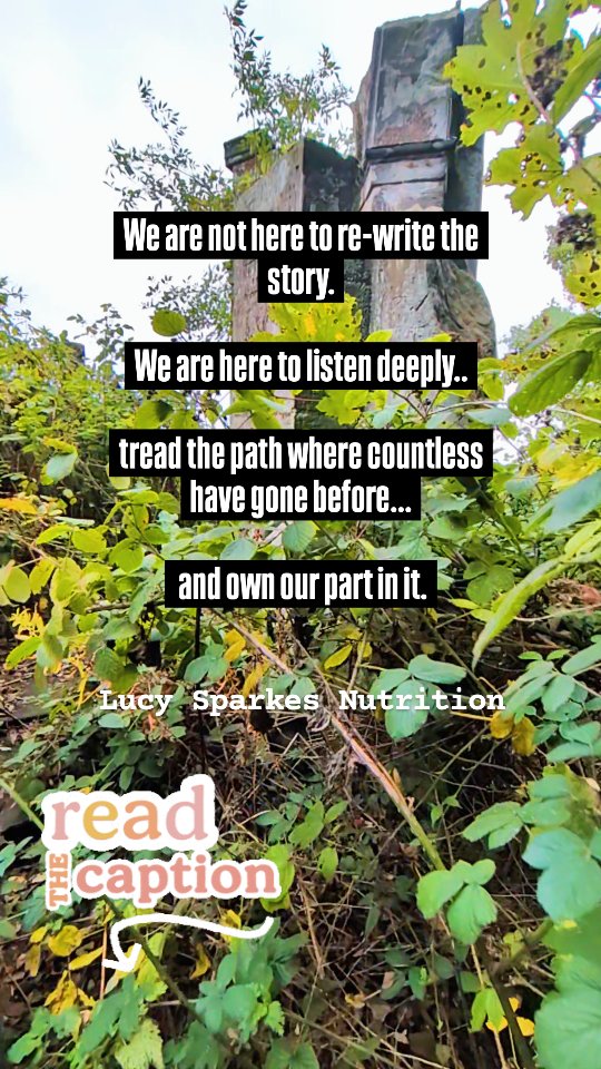 Don't let other people tell you how your story is going to end
When it comes to health, you are more powerful than you know.
Take control of the narrative!
Lucy π©·β€οΈ
#ancestors
#ancestral
#empowered
#health
#nutrition
#ibs
#ibd
#trauma
#healthreels
#strongwomen
#inspiration
#nature
#woods
#relic
#dogwalkers
#ruins