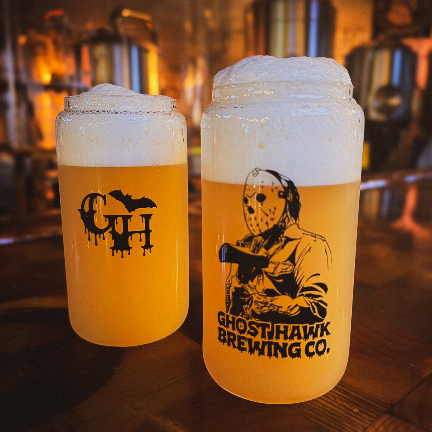 𩸠KILLER NEW GLASSWARE DROP š©ø
Straight from Camp Blood to your hand⦠new limited-edition glassware featuring art by @collincsmith out of @familytraditionpdx in Portland, OR⦠brought to life by the homies over at @madewithhighhopes! šŖ
ā°ļø Limited run⦠only 48 made. Available now at the taproom while they last!
š„ Weāre raffling off two glasses each week during our Friday the 13th Screamings⦠every Wednesday at 7PM. (Winners called each week directly after the movie ends!)
šļø One entry per person.
š Every entry gets a free sticker.
Weāll also be giving a few away as prizes during our Friday the 13th Trivia Night on Oct 29⦠so study up, campers. šŖ
Come catch the flicks, grab a cold one, and maybe walk away with one of these killer pieces before they disappear into the woods forever!
š»š»š»
#ghosthawkbrewingco #cliftonnj #hawkshigh #beerflavoredbeer #campblood #slashtober #fridaythe13th #jasonvoorhees #halloweenseason #craftbeer #njbeer #njcraftbeer #beers #killermerch #glassware #limitededition #madewithhighhopes #horrorvibes #screamings #trivianight