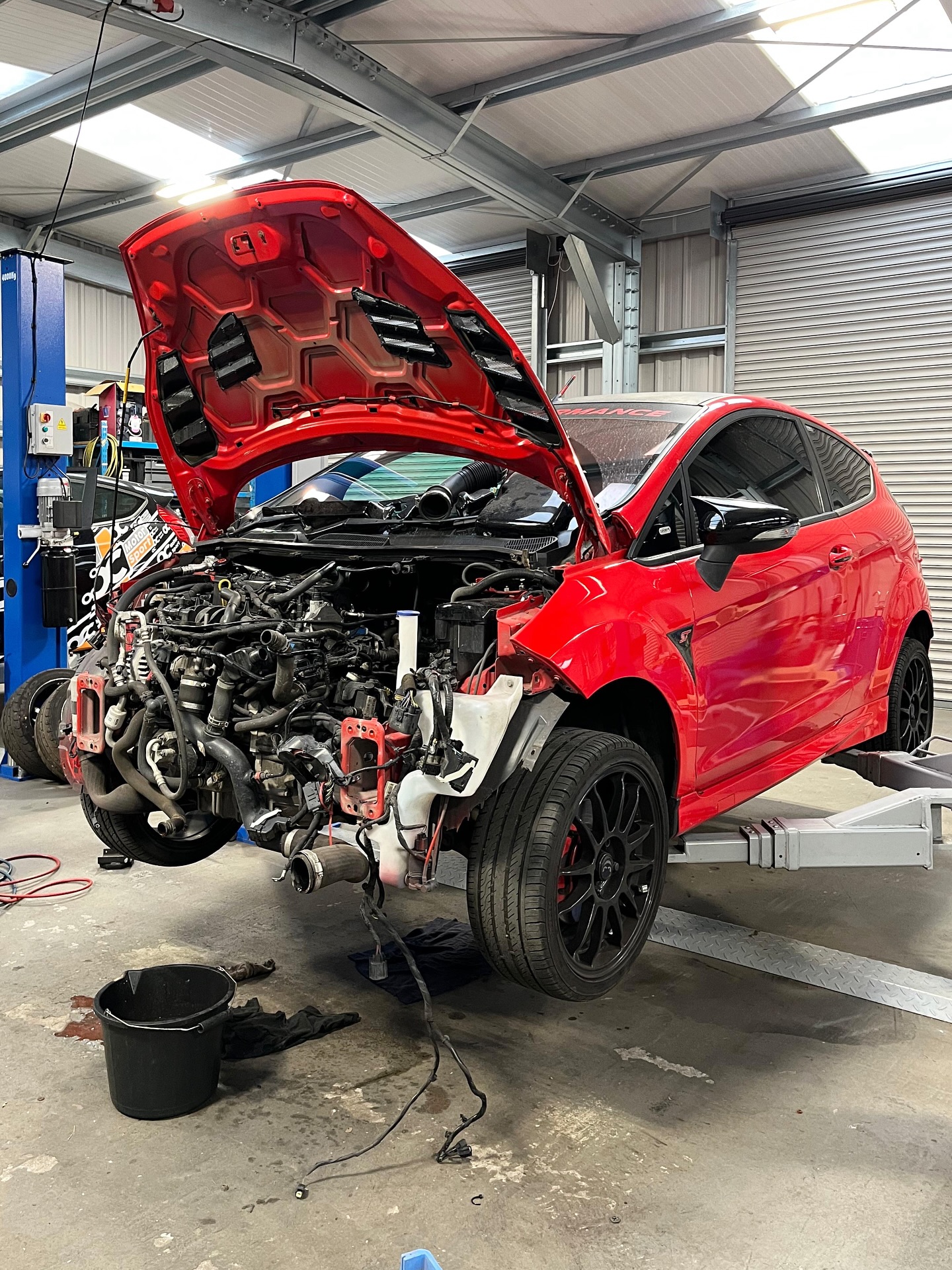 From a nightmare to a dream drive. 🚗💨
Claire’s ST180 came to us after a rough journey. A previous mechanic charged £700 but failed to fix the lack of power, and even worse, blanked her when the issues persisted. Out of desperation, she was even advised to get a remap from a “flash and dash” tuner who, unbelievably, applied a map while the car had active fault codes! 🤯
Thankfully, she found OC Motorsport. Here’s how we made it right:
🔍 The Diagnosis: Our initial check confirmed a boost control fault. Digging deeper, we found a total mess:
• A boost control solenoid piped up completely wrong.
• A broken pipe “repaired” with glue.
• A poorly installed turbo with oil leaks and missing manifold studs.
• And the real kicker – a cracked cylinder liner causing low compression.
🛠️ The Solution: This called for a full heart transplant.
We supplied and fitted a fully health-checked replacement engine. While we were in there, we future-proofed the car with:
• Genuine Ford cambelt & water pump
• Upgraded RTS HD clutch
• 1-step colder spark plugs
• New coolant pipes & seals
• A proper, safe Stage 1 @motorsportdevelopments MSD map
🎯 The Finish: To perfect the drive, we installed Powerflex rear axle bushes and performed a full wheel alignment.
Claire now has a car that’s not only more powerful but, most importantly, reliable and safe. A huge thanks to her for trusting us with the rescue mission!
Don’t let a bad experience cost you more in the long run. For honest diagnostics and work you can trust, DM us or book online.
#OCMotorsport #FordFiestaST #ST180 #CarRescue #AutomotiveRepair #TrustTheExperts #CarModification #Stage1Tune #CarMechanic #CarRepair #CarDiagnostics #CarStory