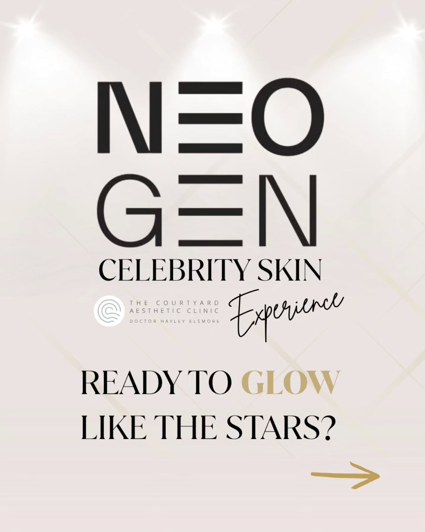The NeoGen Celebrity Skin Experience ✨
📅 Thursday 23rd October | 🕙 10am – 4pm
Ready to glow like the stars? 🌟
Join us for a very special NeoGen event where you can either…
💆♀️ Experience it for yourself — book a treatment with celebrity skin experts Suzy & Hayley (who’ve treated Shirley Ballas, Linda Lusardi + more!) and enjoy exclusive event-only pricing.
Your experience includes a 1:1 Skin Consultation with ALLSKIN | MED specialist Leanne Houlihan, a luxury NeoGen goodie bag, a collagen shot on arrival, and of course, a glass of fizz to complete that VIP touch 🥂
🥂 Or perhaps you’d rather learn more first?
Join our NeoGen Discovery Experience — featuring live demos, expert chats with our special guests, and a goodie bag filled with samples — plus your collagen shot and glass of fizz are included here too!
🎟️ Tickets for Discovery Experience £20 — fully refundable against any NeoGen treatment booked!
Time slots for Discovery Experience: 10–12 | 12–2 | 2–4
💫 Plus, enjoy one-day-only offers across NeoGen & ALLSKIN|MED products.
Final appointment slots available with Suzy & Hayley for exclusive on-the-day treatments. Spaces are extremely limited — contact us today to secure your VIP experience!
We can't wait for this one ✨️
#neogen #event #isleofwight #skinrejuvenation #neogenplasma #iow #aestheticclinic #skintreatment #greatskin #feelgood