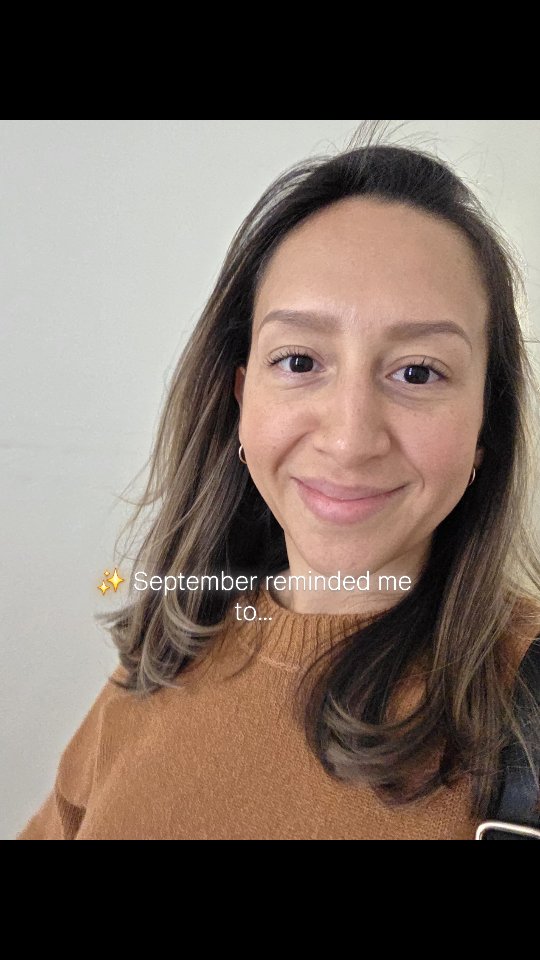 …celebrate progress, not just big wins.
(A five-minute stretch before bed was enough to shift my whole mood.)
…carve out intentional time for myself instead of hoping it “fits in.”
(A short walk, a quiet meal, even two deep breaths matter.)
…trust the messy middle.
The process is where strength is built — in business, in pregnancy, in healing, in motherhood.
So as we step into October 🍂
Which reminder are you carrying forward with you?
I know it’s easy to wait until “life calms down” to give yourself that space. But what I’ve found is that it’s those small, everyday choices that move me closer to how I want to feel.
Moving forward, I’m carrying intentional rituals with me into October — protecting the little moments that create big shifts.
And maybe these reminders are something you could lean into too. 🫶
By the way, if you'd like to try a short grounding practice, I got one for you on my podcast, DM me and I'll send you the link to the episode.
#itsthelittlethings #BreatheSculptFlow #MotherhoodPodcast #lifeofamompreneur