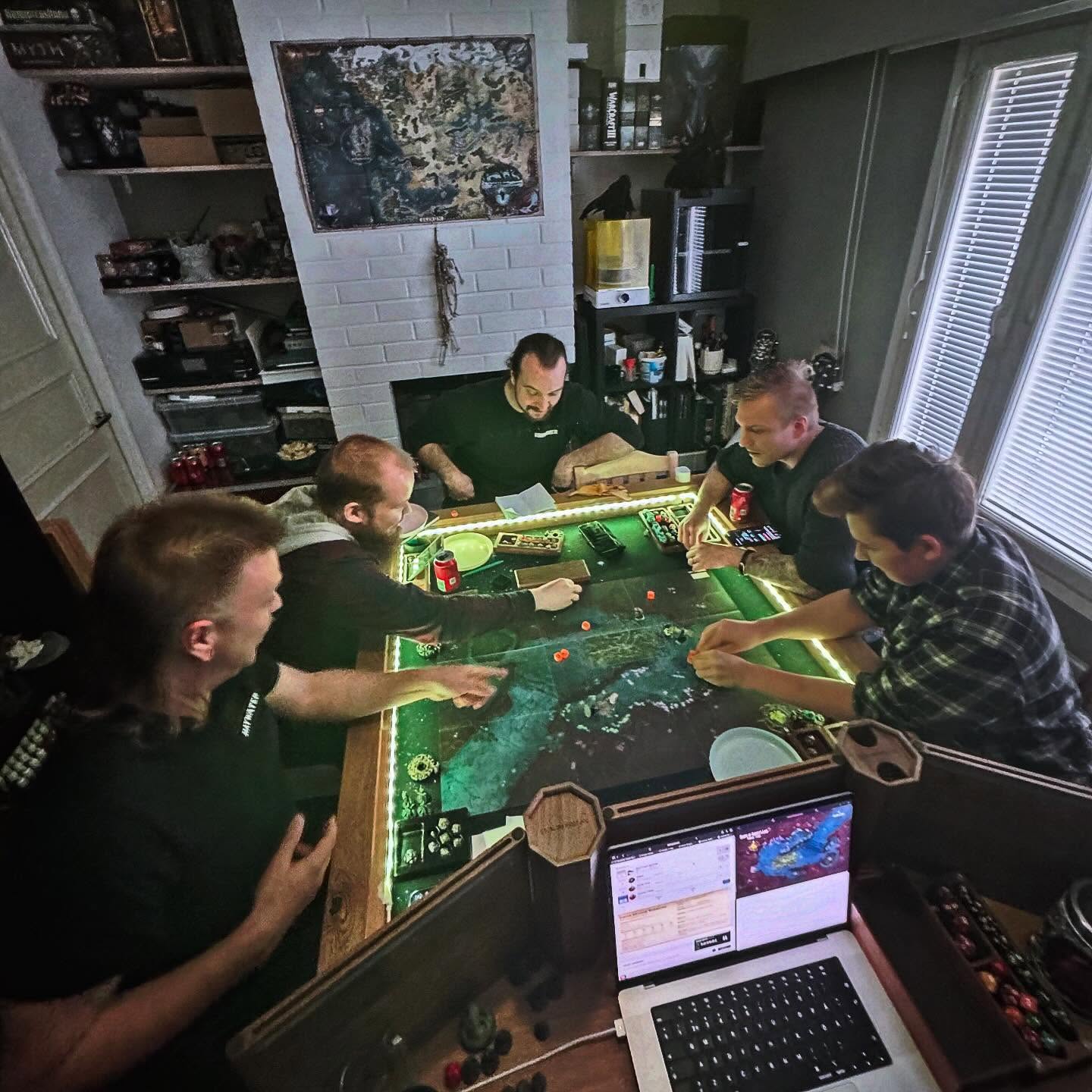 In our second session of the Dragon Delves campaign, the group delved into the lair of a green dragon. Deep inside, they encountered terrified elven rangers who had been forced to serve as guardians for the dragon. Through quick thinking and diplomacy, the party managed to talk their way out of a fight, freeing the rangers and continuing deeper into the lair.
Their exploration led them to a pit writhing with snakes—and a horrifying creature that was half humanoid, half serpent. The monster and its snake minions attacked! The battle was brutal, and the party was nearly wiped out, but thanks to clever spell use and some silver-tongued persuasion, our heroes survived.
After a short rest, the group pressed on and discovered a massive dragon skeleton shrouded in a toxic green mist. As they moved carefully forward, the group’s rogue noticed scattered bits of treasure and followed the trail—unfortunately splitting the party. The trail led straight to the dragon’s hoard… and a deadly trap.
A green dragon wyrmling was waiting, ready to unleash its poisonous breath! The rogue was caught in the blast, and the rest of the party heard their companion’s agonized scream echo through the tunnels. Acting fast, they hatched a desperate plan—using the barrel of lamp oil their cleric had bought in town as a makeshift napalm bomb.
The plan worked brilliantly. With some skillful throwing and sharp spellcasting, the wyrmling was defeated, and the rogue was rescued from certain death.
Triumphant, the group gathered the treasure, returned to the village, and were celebrated as heroes.
I had an awesome time running today’s session, and it seemed like the players did too! All the planning paid off—and for once, the dice gods were on their side. Can’t wait for next time!
#dungeonsanddragons5e #dnd #dungeonsanddragons #dnd5e #dnd2024 #dragondelves #ttrpg #tabletoproleplaying #tabletoproleplayinggames #dungeonmaster #dungeonmasterlife #dm #dmlife #gamemaster #gamemasterlife #gmlife