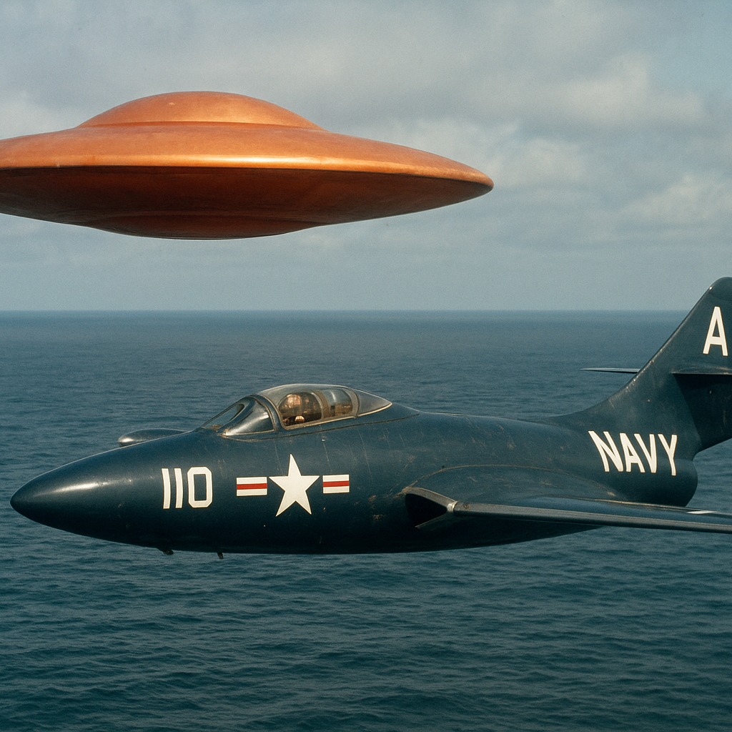 On February 10, 1951, a United States Navy aircraft flying from Iceland to Gander, Newfoundland, reported a near-collision with a large, orange, circular UFO object. The object was described by the co-pilot as "almost literally flew circles around" the American aircraft before speeding away.
Co-pilot Graham Bethune reported that he and the pilot observed the orange, circular UFO object above the ocean for four to five minutes. Just after they called it to the attention of the rest of the crew, the UFO abruptly changed its angle of attack and moved toward the plane, leading to the near-collision.
The UFO object was reportedly detected by ground radar in Gander, corroborating the visual sighting from the aircraft.
#gander #newfoundland #gandernewfoundland #grahambethune #ufo #uap #ufosighting #uapsighting #ufology #aliens #aliensarereal #arealiensreal #exosolariaunion