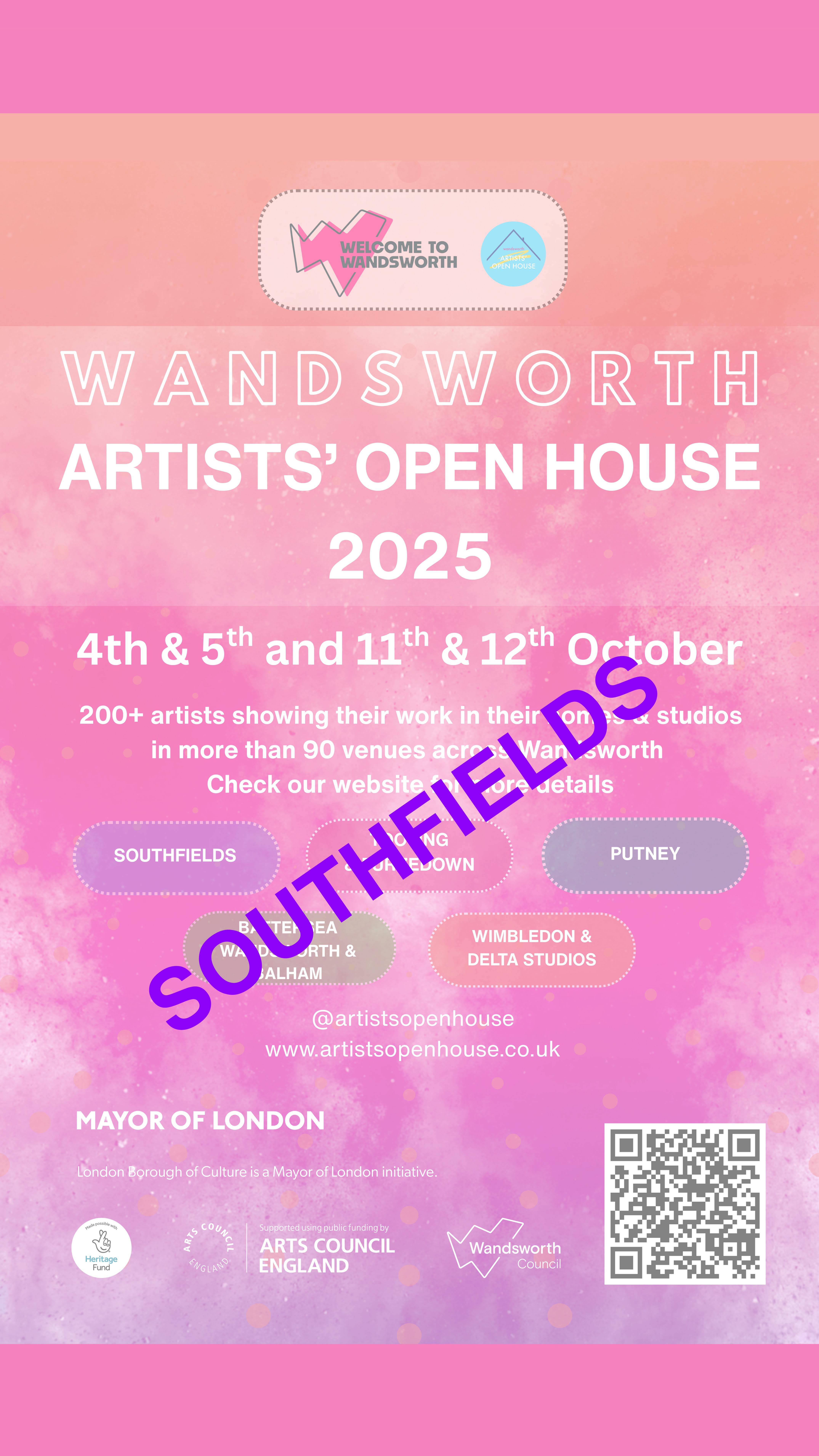 Some of the artists and work featured on this year’s Southfields Art Trail.
#southfields #wandsworthartistsopenhouse #arttrail #welcometowandsworth #LBoC2025