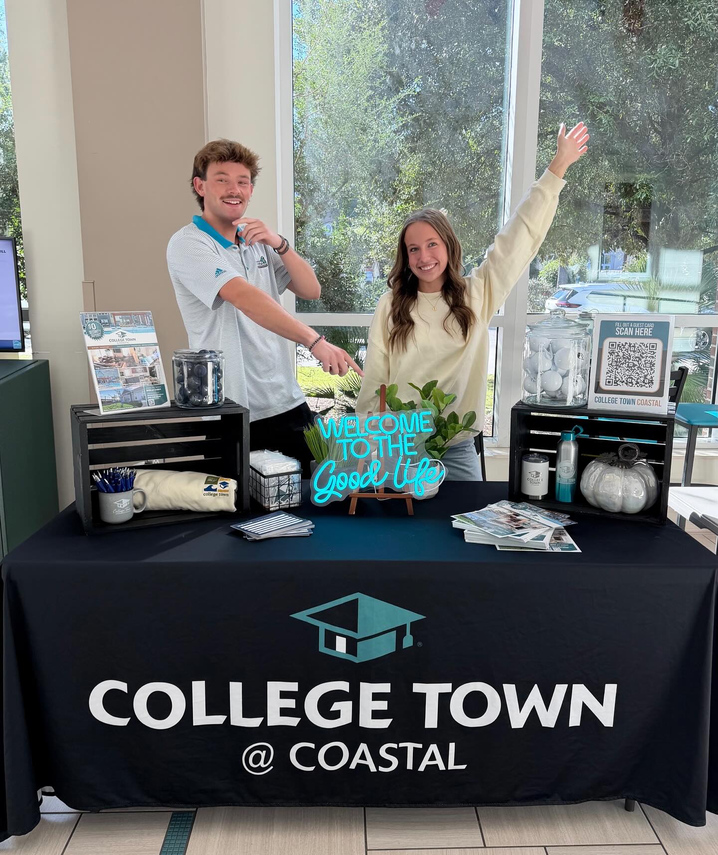 Hey Chants!
Catch us on campus today for the fall CCU Housing Fair. Come see why College Town is the best place to call home or just swing by, grab some cool CTC merch, and say hey. We will be here until 2pm!
#CollegeTownCommunities #LiveWithin