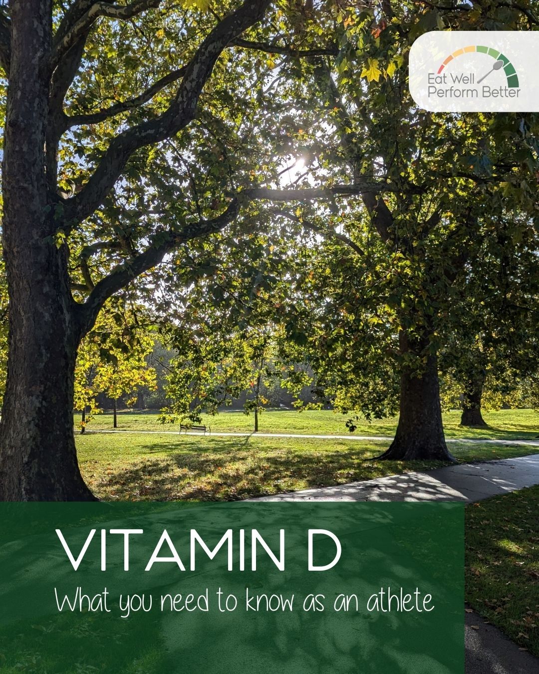 ☀️ This is your annual reminder to start taking vitamin D!
As we head into winter in the northern hemisphere, your body won’t get enough sunlight to make enough vitamin D. Supplementing is key — it supports:
💪 Strong muscles (for performance + recovery)
🦴 Bone health by helping you absorb calcium
🛡️ A healthy immune system
👉 From October to March, make sure you’re topping up with a daily supplement.
✨ Want more practical, athlete-focused nutrition tips? Follow @eatwellperformbetter or subscribe to our newsletter (link in bio).
#VitaminD #WinterWellness #SportsNutrition #EnduranceNutrition #MarathonTraining #TriathlonTraining #UltraRunning #AthleteHealth #EatWellPerformBetter #FuelSmart