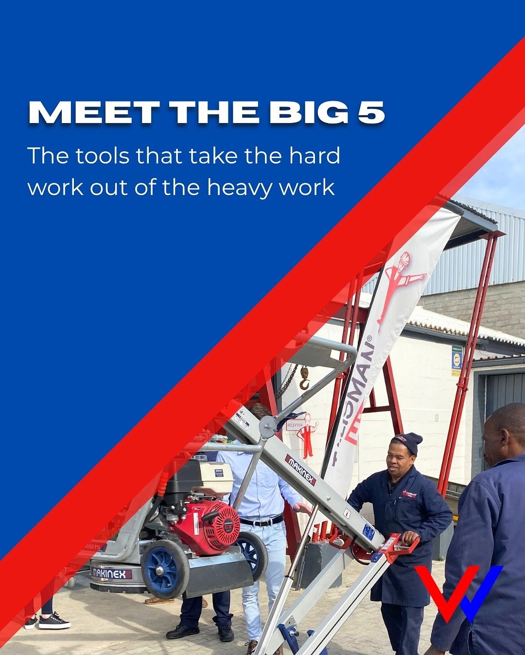 🚧 Big 5 Equipment to watch this October! 🚧
From demolition to lifting and cleaning — these powerhouse machines redefine jobsite performance:
🔹 Jackhammer Trolley - remove tiles 6× faster
🔹 Dual Pressure Washer 4000 – industrial-grade cleaning
🔹 Makinex Mixing Station – perfect mix in 3 minutes
🔹 Powered Hand Truck – effortless heavy lifting
🔹 Adjustable Pro Work Platform – portable, height-adjustable access
Making Light Work Of Heavy Lifting®️
👉 Book a demo or request a quote today and experience the Big 5 difference at We Lift this October. Link in bio 🔗