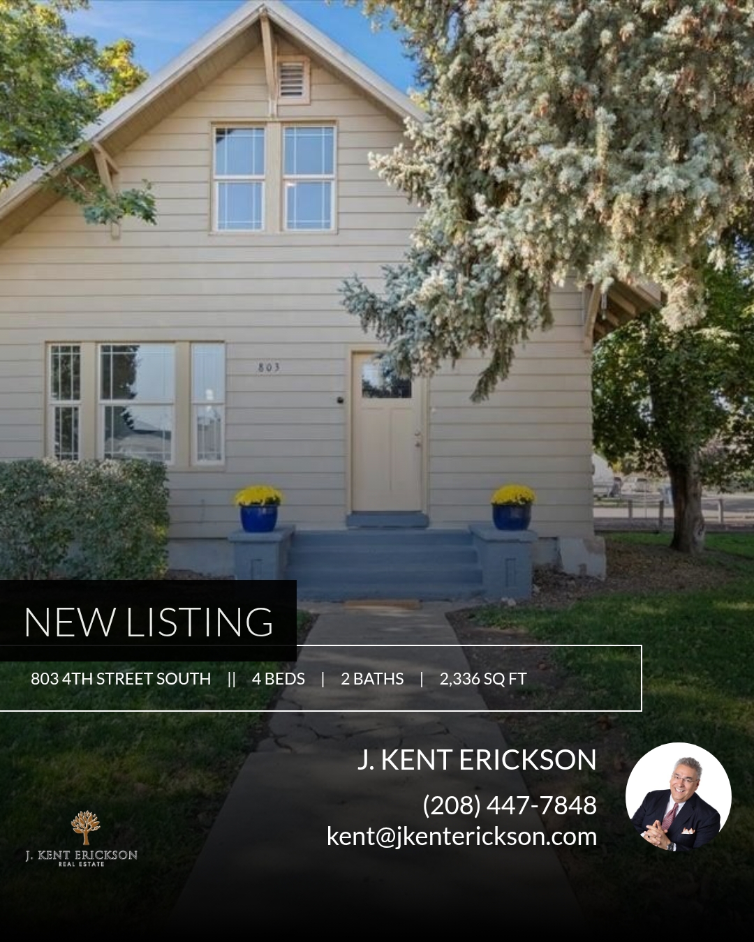📍 New Listing 📍 Take a look at this fantastic new listing that just hit the market located at 803 4th Street South in Nampa. Reach out here or at (208) 447-7848 for more information
Oh, by the way… if you know of someone who would appreciate the level of service I provide, please call me with their name and contact information.