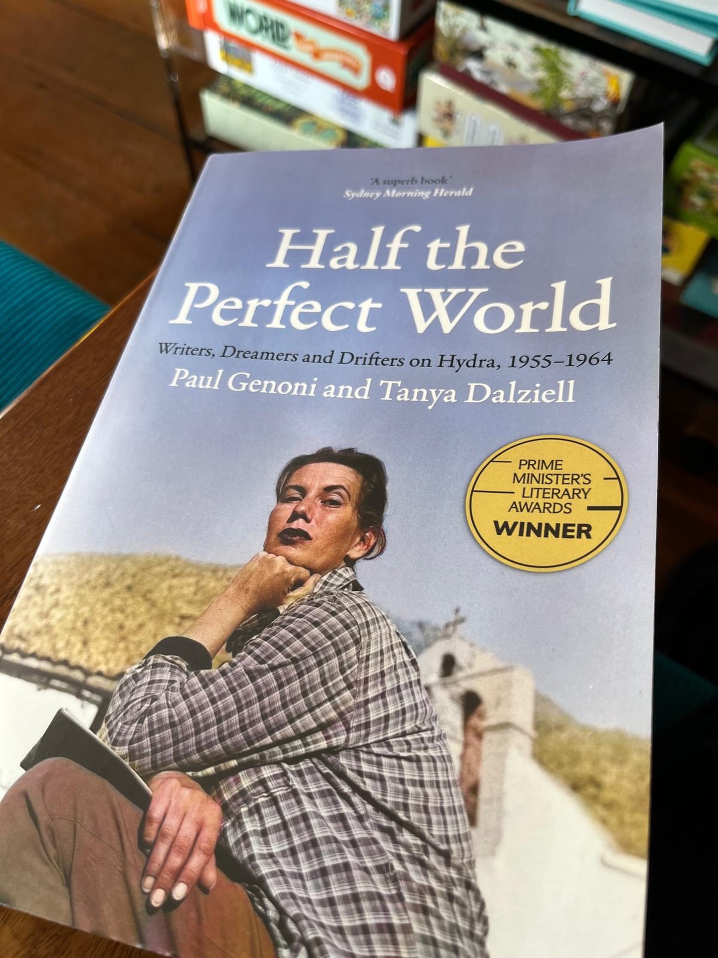 Meet the 2nd edition of ‘Half The Perfect World’ , with a stunning portrait of Charmian Clift on the cover.
The authors Tanya Dalziell and Paul Genoni join me - @annamoniquekwiecinska - here on Hydra next week for our literary retreat “An Island in the Mind”
#hydra #books #charmianclift #literaryretreat #bookretreat #bookish #writingbytheseainhydra #portraits