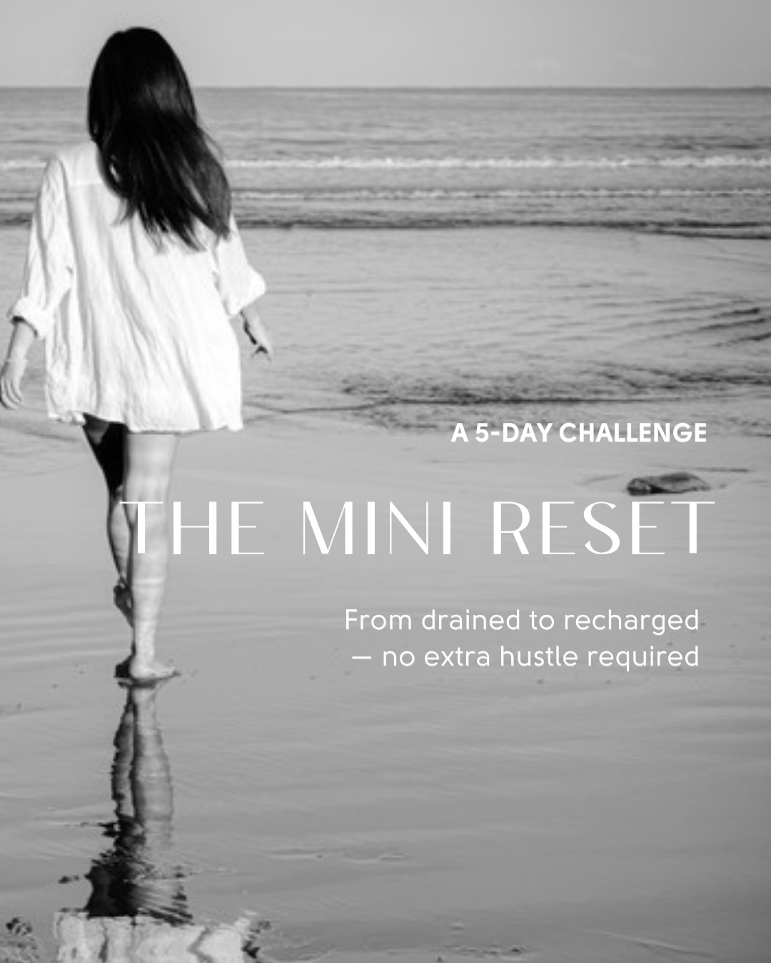 Mini-but-mighty RESET challenge- starting Oct 13th
Relief doesn’t have to be another big project.
You don’t need to
- wait until your next vacation or long weekend to finally recharge.
- block off half your day to unplug and commute to wellness appointments.
- disappear from your inbox, family, or team just to get some peace
- overhaul your entire work and life to start feeling like you again
✨ With intentional, micro shifts and nervous-system tune-ups, you can start feeling lighter and more grounded in as little as 15 minutes.
✨ Imagine this… ✨
You feel more like yourself again- present, not just running on autopilot.
You discover pockets of pause and peace woven into your existing schedule.
You wake up with a subtle sense of excitement, knowing how to reconnect with yourself.
You carry a little more energy, ease, and focus—rather than running on depletion.
You move forward with confidence, awareness, and tools to support yourself.
Sign up for free 👉 cindygu.com/5-day-reset
#resetyourmind #resetyourbody #burnoutrecovery