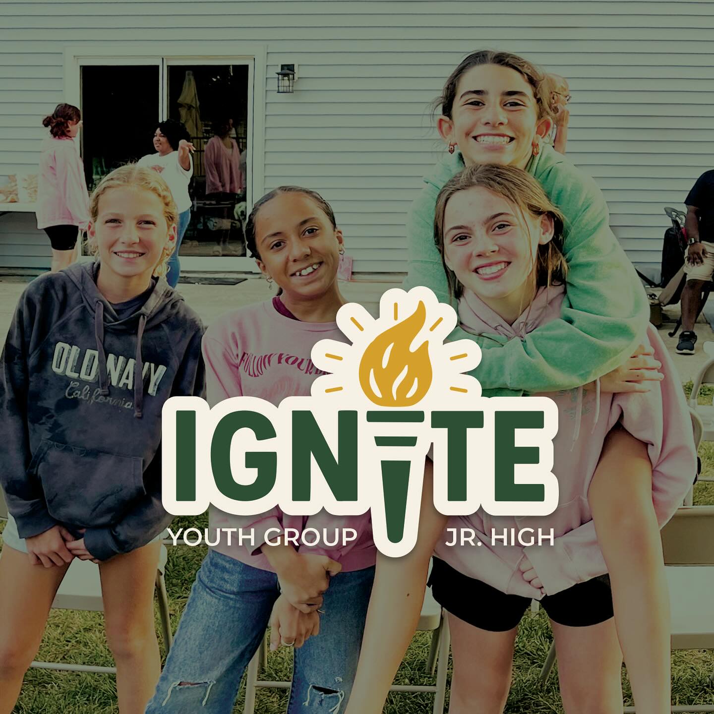 New look, same mission!
Ignite; Enlightened by Truth, Fueled by Love
Ephesians 2:18
Join us at Ignite Wednesday Nights 7:00-8:30 at the teen center! Grades 6-8!