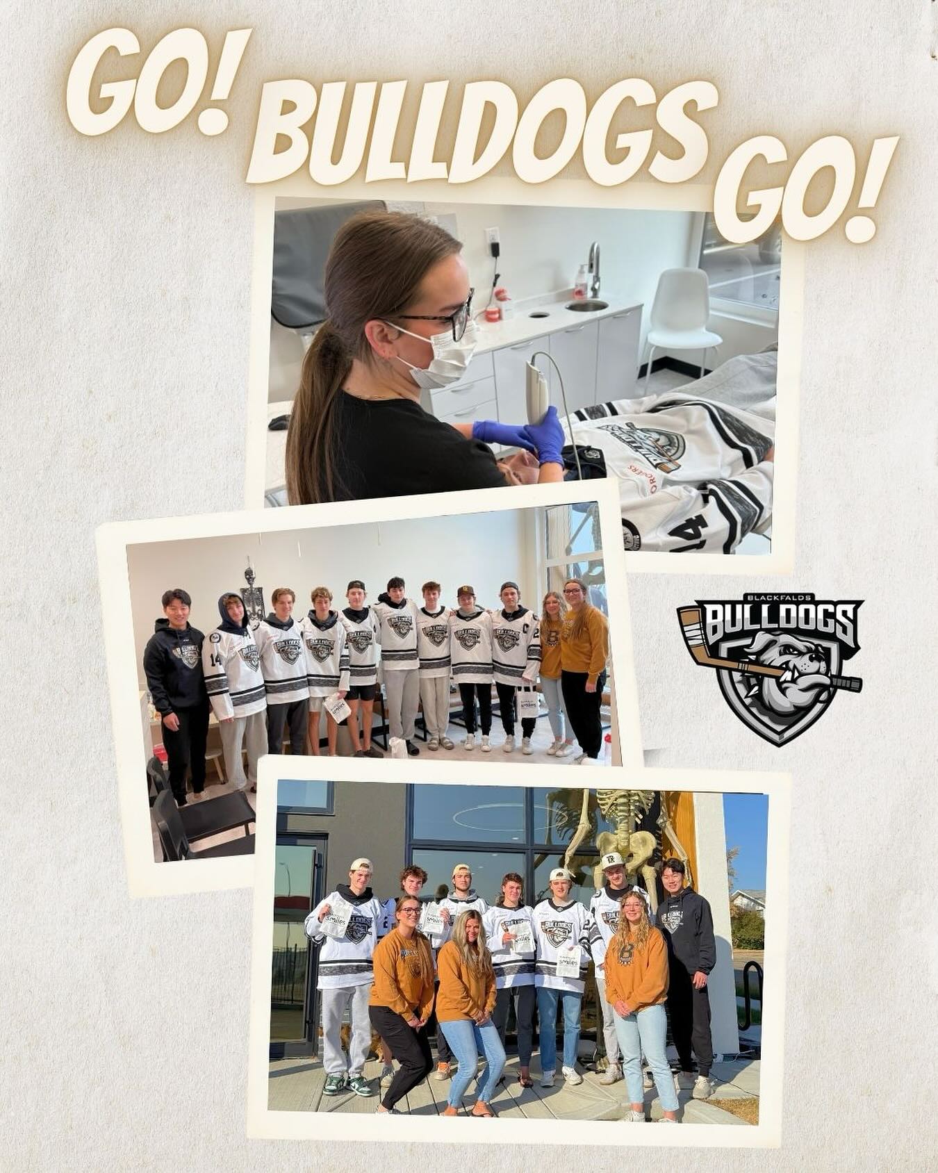 The Blackfalds Bulldogs are ready to take on a new season! Thank you for allowing us to make custom mouthguards to keep all of you safe on the ice while you bring the win home! ๐๐ฅ
๐