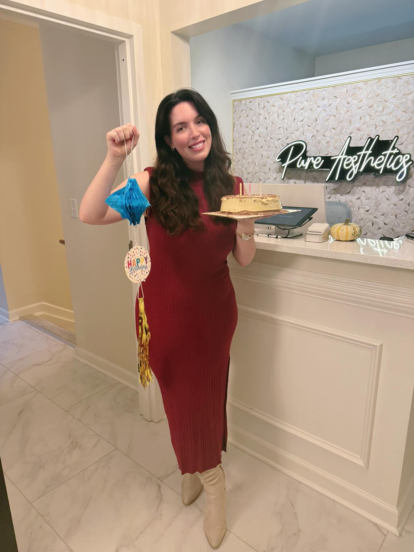 ✨A little late, but the love is just as strong! ✨
Happy belated 30th birthday to our incredible Practice Manager — and dear friend — Ashton! 💕
Your dedication, leadership, and positivity keep everything running smoothly (and beautifully) around here. You juggle it all with grace, humor, and heart — and we’re so lucky to have you as part of our Pure Aesthetics family.
Here’s to this exciting new decade — full of growth, laughter, and well-deserved success. 💫
We love you and hope your 30s are your best years yet! 🥂🎉
#BelatedBirthday #30AndThriving #PureAestheticsTeam #BossBabe