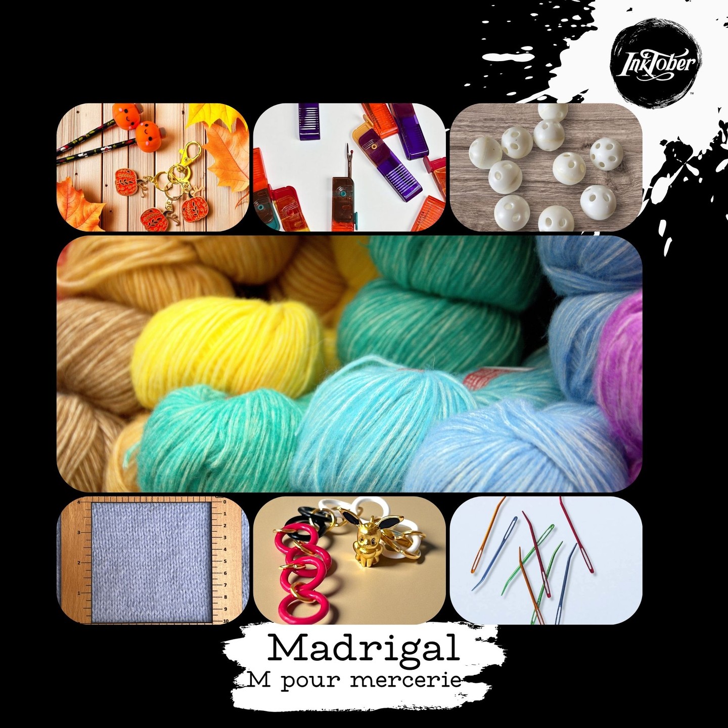 ✨ Jour 8 – Inktober 2025 ✨
Mot du jour : Madrigal 🎶
Le madrigal, c’est à l’origine un petit poème délicat, souvent galant, fait pour vanter les mérites d’une dame ou d’un amour courtois !
Bon… faute d’avoir trouvé un poète prêt à écrire des vers sur ma personne (visiblement, ça ne court plus les rues 😅), j’ai décidé de prendre un joker !
Voici donc mon madrigal version mercerie :
🧵 M – Mercerie
🪡 A – Aiguille d’amigurumi
✂️ D – Découd-vite
📏 R – Règle de tricot
🔢 I – Indicateur de mailles
🔔 G – Grelots
🧷 A – Arrête-maille
🐑 L – Laine
Et comme je triche un peu aujourd’hui… je me fais pardonner avec un petit cadeau 🎁 avec le code MADRIGAL, profitez de -10 % sur tout le site (valable uniquement aujourd’hui !) www.panieraugustine.com
#inktober2025 #inktoberjour8 #museedepicardie #mercerie #laine