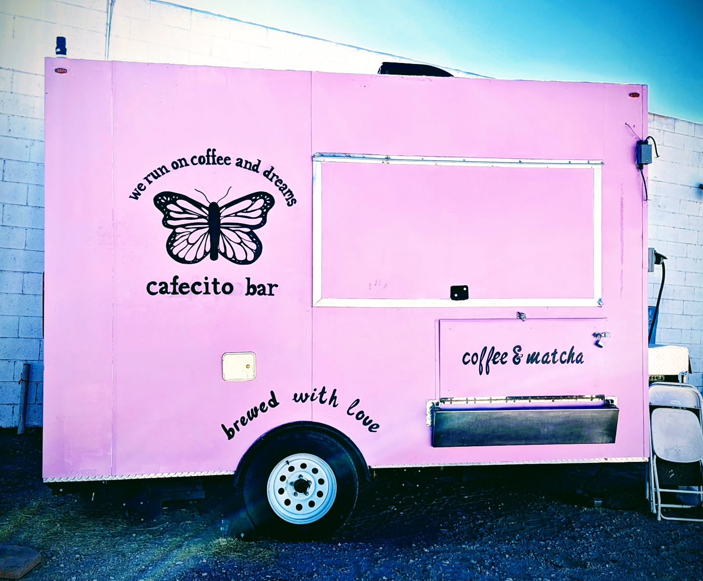 Our latest artwork can be found on this "chic flair" beverage truck!
Keep an eye out for the Cafecito Bar pink wagon around town and treat yourself to a crafted drink that’s sure to brighten your day!
@cafecitobar23
#communitylove #coffeeanddreams #caffeneited
#foodtrucks #lettering #typography #beverages #pink
#withlove❤️ #smalltownbigdreams #yummydrinks