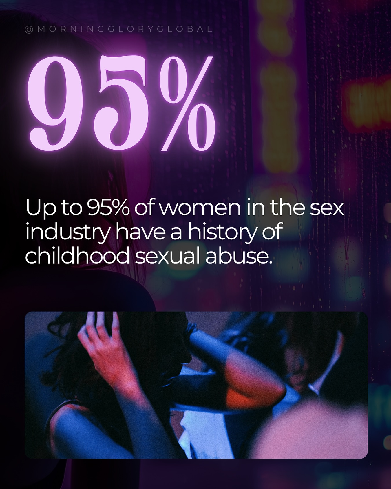 What if I told you that sx work isn’t the beginning of someone’s story—but the aftermath of deep childhood pain?
Sx work is often the aftermath of childhood sxual abuse.
Does every little girl who’s been abused grow up to be a sx worker? No.
But was nearly every sx worker abused as a little girl? Yes.
These are statistics we can’t ignore—because they’re not coincidence.
Childhood abuse leads to desensitization. Being sexualized and objectified becomes normal.
And you know what else becomes normal?
In the sx industry, you’re seen and treated as nothing more than a sexual object.
That becomes familiar.
That becomes your identity.
And the truth is, people often gravitate toward what feels familiar—even when it’s unhealthy and leads to their own destruction.
Again, not every little girl who’s been abused grows up to be a sx worker.
But by understanding the mind and history of a sx worker, we can better help them take steps out of the industry and into the life God has for them—a life rooted in healing, freedom, and true identity in Him.
✨Help us disrupt the darkness of the sx industry by becoming a Disruptor today! 👉🏻 Visit www. MorningGloryGlobal .com to learn more.
#morninggloryglobal #disruptors #jesuslovessexworkers