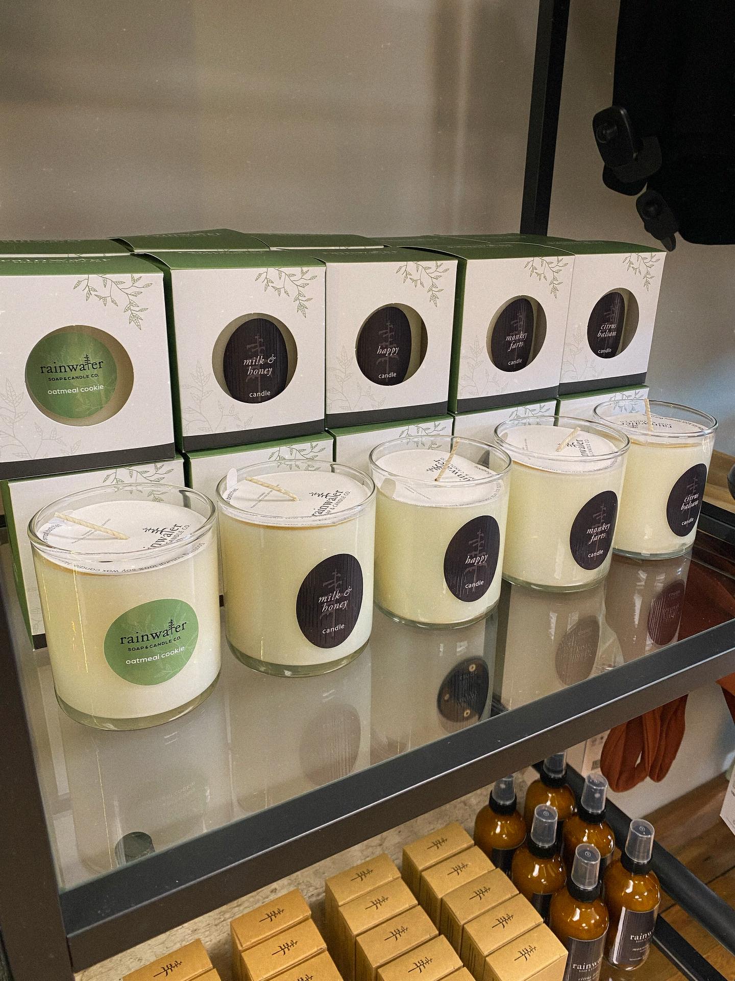 Just in time for cozy nights @rainwatersoapandcandleco is back in store 😍
Candles, Soap & Room spray made right here on Vancouver Island