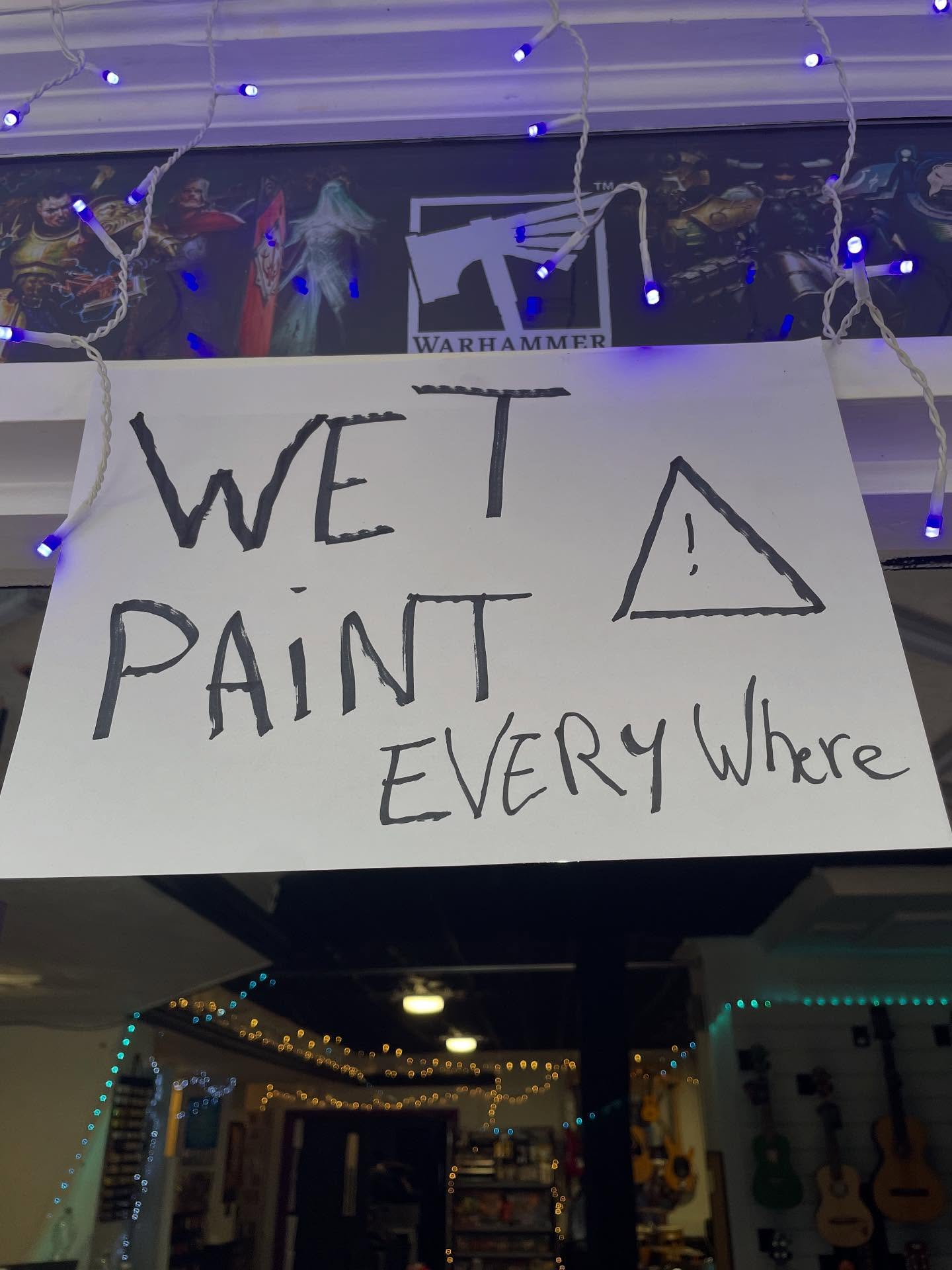 🚧 The Shire is under construction! 🚧
We’re giving the shop a little makeover today, a bit of painting, a lot of tidying!
If you pop by, watch out for wet paint, stray tools, and general chaos, we promise it’s all in the name of making things look better! 💜
Tomorrow everything will be done, and there will finally be space to walk around! who knew that is possible?👀