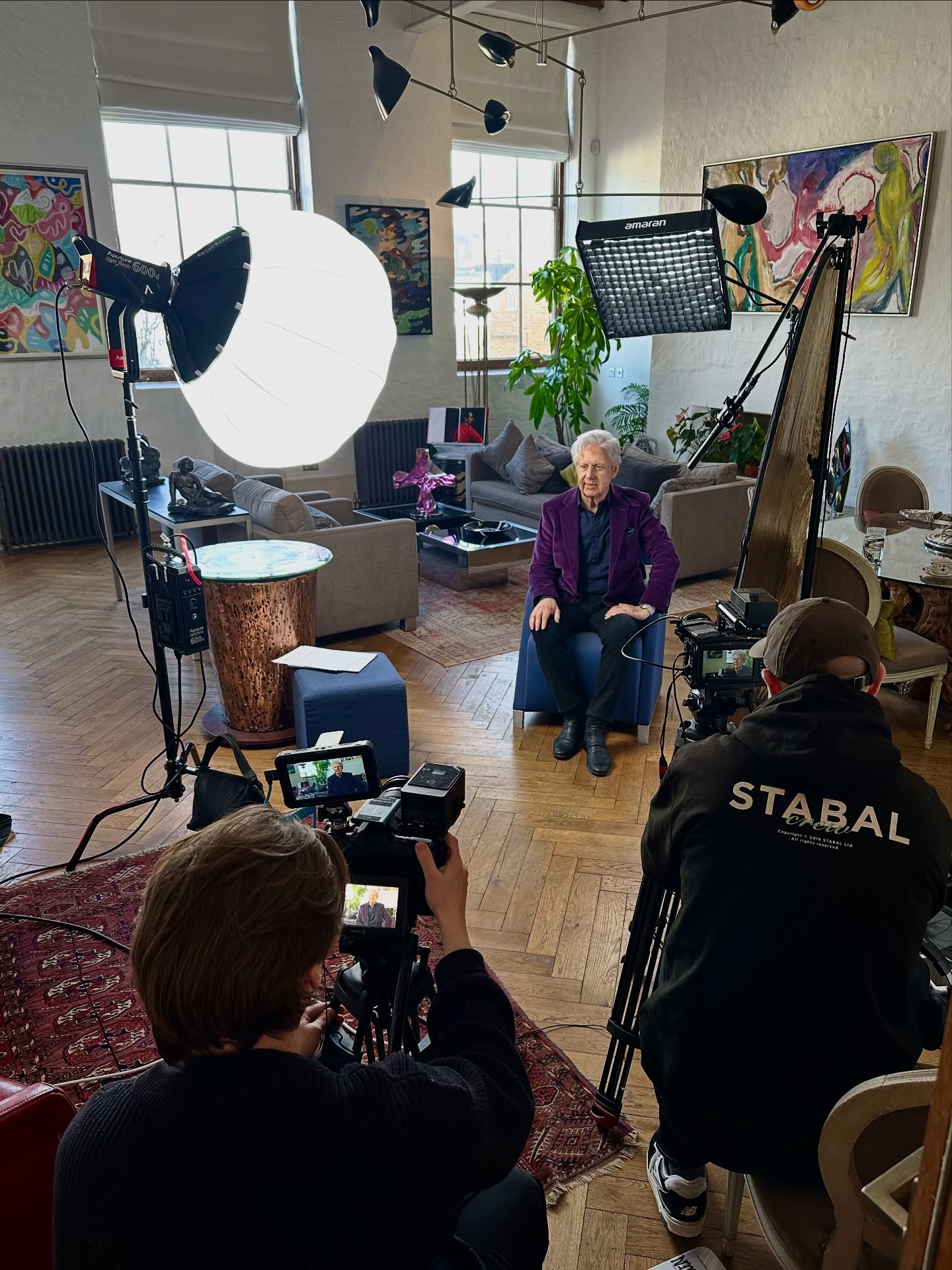 Behind the scenes filming - Honouring legendary artist Arnold Friberg – new international documentary coming next month. Produced by Marc Whitmore, MWO Management & Stabal Productions for First Freedom Art.
#ArnoldFriberg #FirstFreedomArt #Documentary #ArtOnTV #JamesNicholls #NichollsArtGroup #ArtCollectors #WatchThisSpace