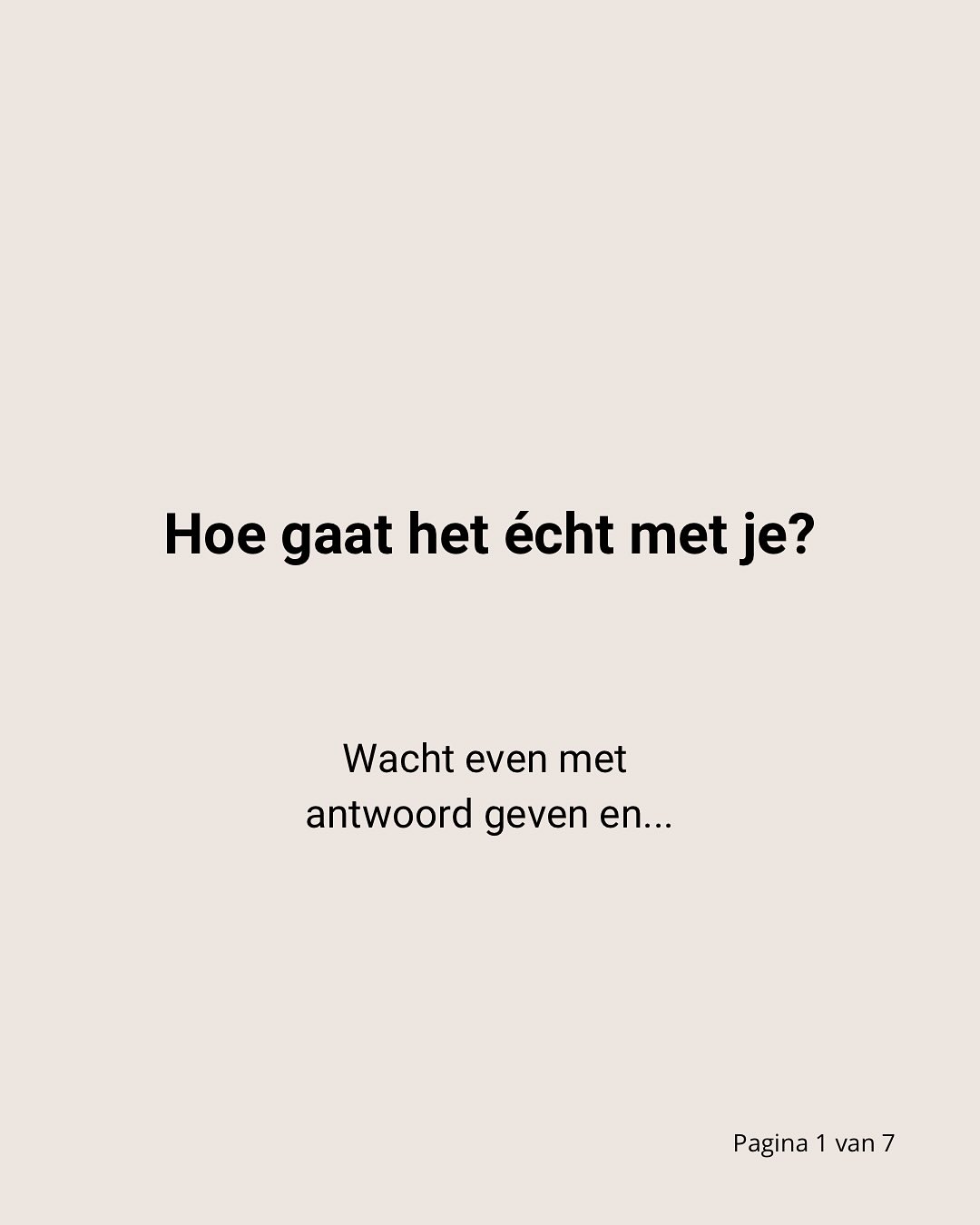 Hoe gaat het écht met je?
Wacht even met antwoord geven en...
... voel even in je lijf. Want die geeft je het eerlijke antwoord.
Dus niet meteen reageren met ‘Goed. Druk wel.’
Maar even écht inchecken bij jezelf.
🌀 Hoe voelt je buik?
🌀 Waar zit je ademhaling?
🌀 Hoe is je hartslag?
🌀 Wat gebeurt er in je hoofd?
Het is vandaag World Mental Health Day.
Een dag om stil te staan bij je eigen mentale gezondheid, maar ook die van de mensen die je liefhebt.
Want: steeds meer mensen ervaren mentale problemen.
Alleen we praten er niet genoeg over.
We zijn druk op het werk. Druk thuis. Er zijn veel verwachtingen. Van jezelf of van anderen.
We moeten (en willen) veel doen in een dag.
Er zijn veel prikkels (hallo smartphone). 🤯
Je adem reflecteert je staat van zijn.
Boos? Ademhaling versnelt.
Geschrokken? Adem zit vast.
Maar dit werkt ook andersom!
Ga je rustiger ademen, dan geef je je lijf een signaal dat het veilig is.
Met je ademhaling kun je dus je staat van zijn beïnvloeden!
Wil je dit eens ervaren?
Je kunt meteen beginnen: adem rustig in... en blaas daarna langzaam uit...
Wil je meer of heb je behoefte aan wat begeleiding? In het AdemNoodpakket vind je 15 (audio-)oefeningen.
Voor momenten van overprikkeling, stress of spanning.
Een soort EHBO-kit. Voor je zenuwstelsel.
Link in bio 😍
#worldmentalhealthday #bewustzijn #overprikkeling #ademoefening #ontspanning #ademwerk #ademnoodpakket