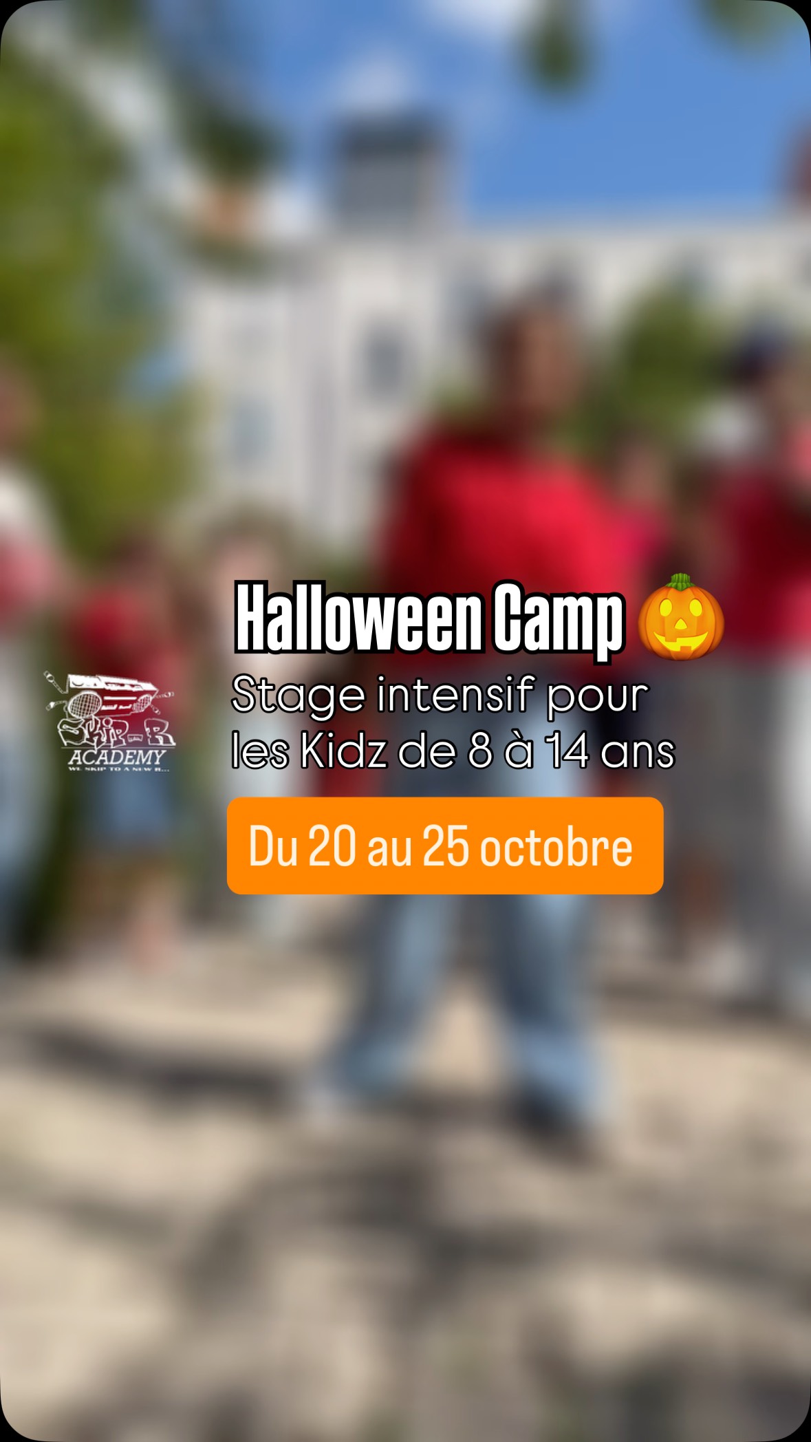 Halloween Camp 🎃
Stage de danse intensif pour les Kidz de 8 à 14 ans.
5 jours pour partager et vivre votre passion.
Au programme : Breakdance , Double Dutch, Hip-Hop choreo, vidéo Halloween et pour pimenté tout ça de l’Afrovibe.
Places très limitées (plus que 5) - réserve vite en demandant le lien en DM ou voir sur la bio 👻
ℹ️Infos pratiques
Tarif adhérents 150€ - Tarif non adhérents : 170€
📍Salle Lavaquery
📆 du lundi 20 au vendredi 25 octobre
🕦ouverture 9h - clôture 17h30
Let’s goooooooo !! #skipracademy #doubledutch #hiphop #urbangroove #breakdance