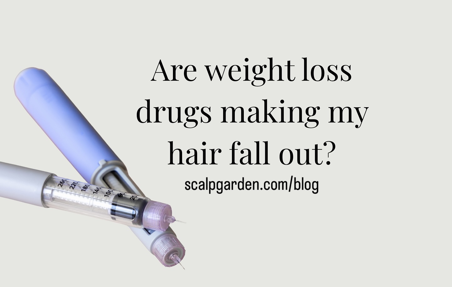 Lately, everyone seems to be asking me the same question…
“Do weight loss meds cause hair loss?” 👀
It’s a super valid concern, and the truth is… there’s a lot more to the story than just what TikTok says. If you’ve been wondering whether your hair shedding is connected to GLP-1 meds like Ozempic or Mounjaro, I broke it all down on the blog. We look at science, stress, nutrition, and what you can actually do about it.
Head over to scalpgarden.com/blog to read the full post.