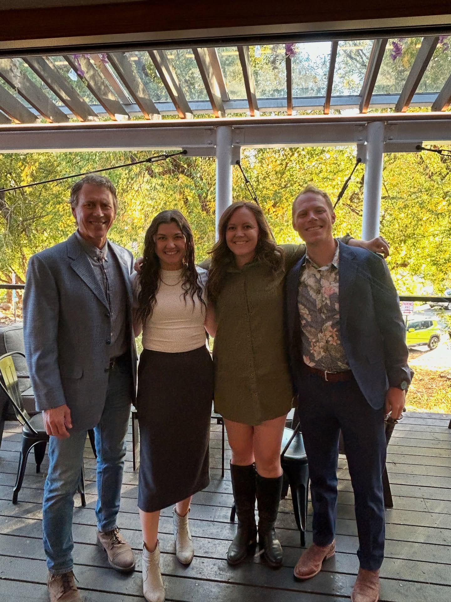 The team cleaned up for a fun night at The Commons! A wonderful night connecting with many of our close friends and clients in the community.