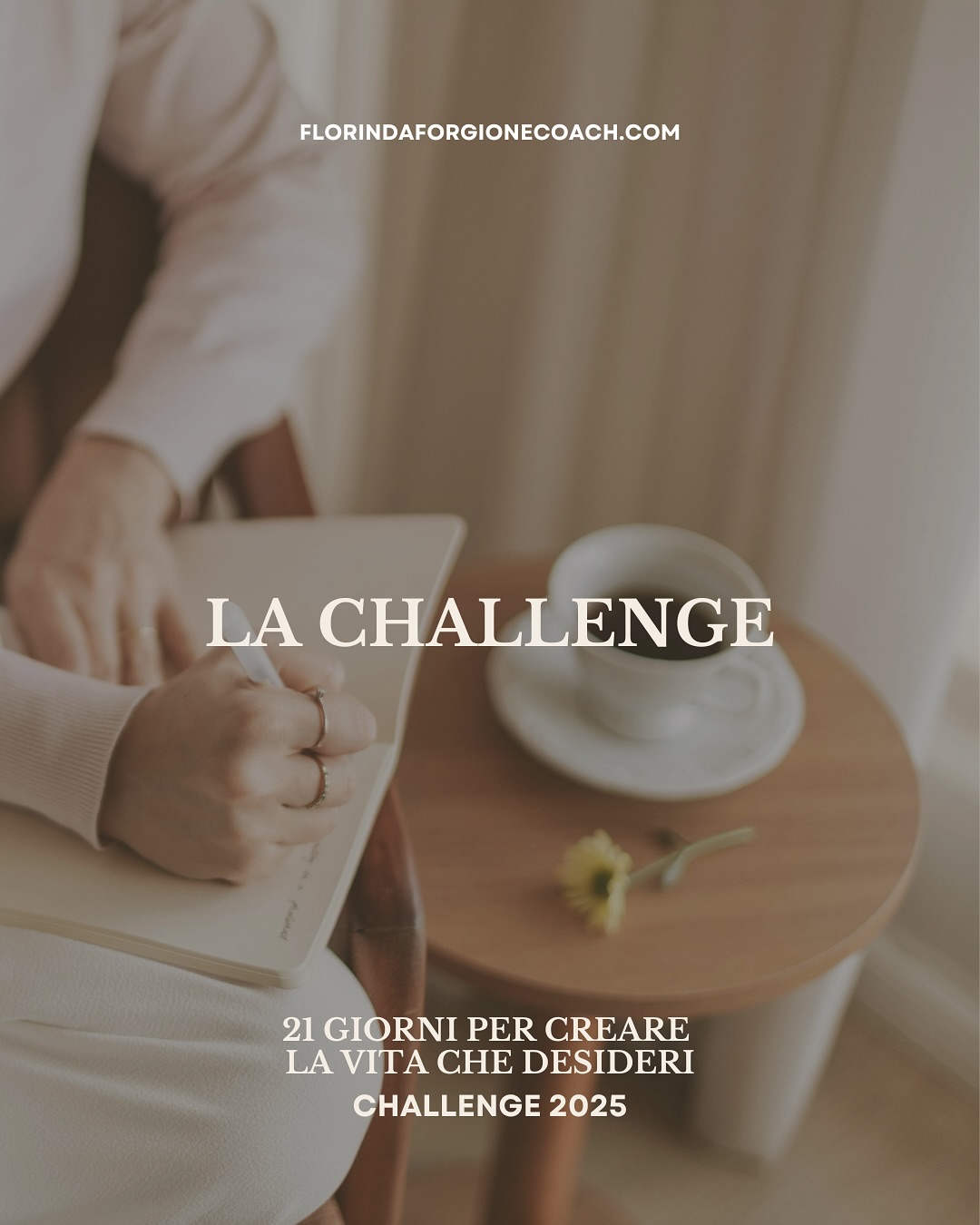 Il cambiamento non accade perché speri che qualcosa cambi.
Accade quando decidi di fare spazio, di guardarti dentro e di iniziare a muoverti — anche solo di un passo.
La Challenge “21 giorni per creare la vita che desideri” nasce proprio per questo: per accompagnarti ogni giorno in un percorso pratico, consapevole e profondo.
È un viaggio di 21 giorni in cui ritrovi presenza, equilibrio e direzione.
Se senti che è il tuo momento, iscriviti oggi.
Con l’iscrizione ricevi anche 3 bonus esclusivi che ti guideranno fin dal primo giorno.
👉 Trovi tutto nel link in bio o su florindaforgionecoach.com/corsi
#21giornipercrearelavitachedesideri #thewomansmethod #crescitafemminile #vitaconsapevole #mindsetfemminile #evoluzionepersonale #ritualidibenessere #donnaconsapevole #trasformazionepersonale #nuovoinizio