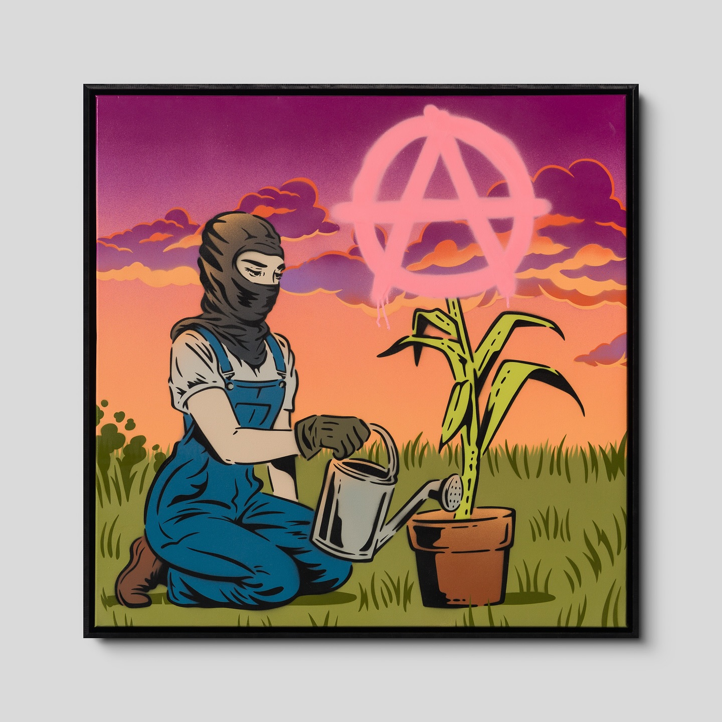 Growing Anarchy Sunset Variant exclusive through @castlefineart
#richsimmonsart #art #artist #popart #stencil #stencils #stencilart #artwork #anarchy #flower #gardening #gardener #streetart #painting #spraypaint